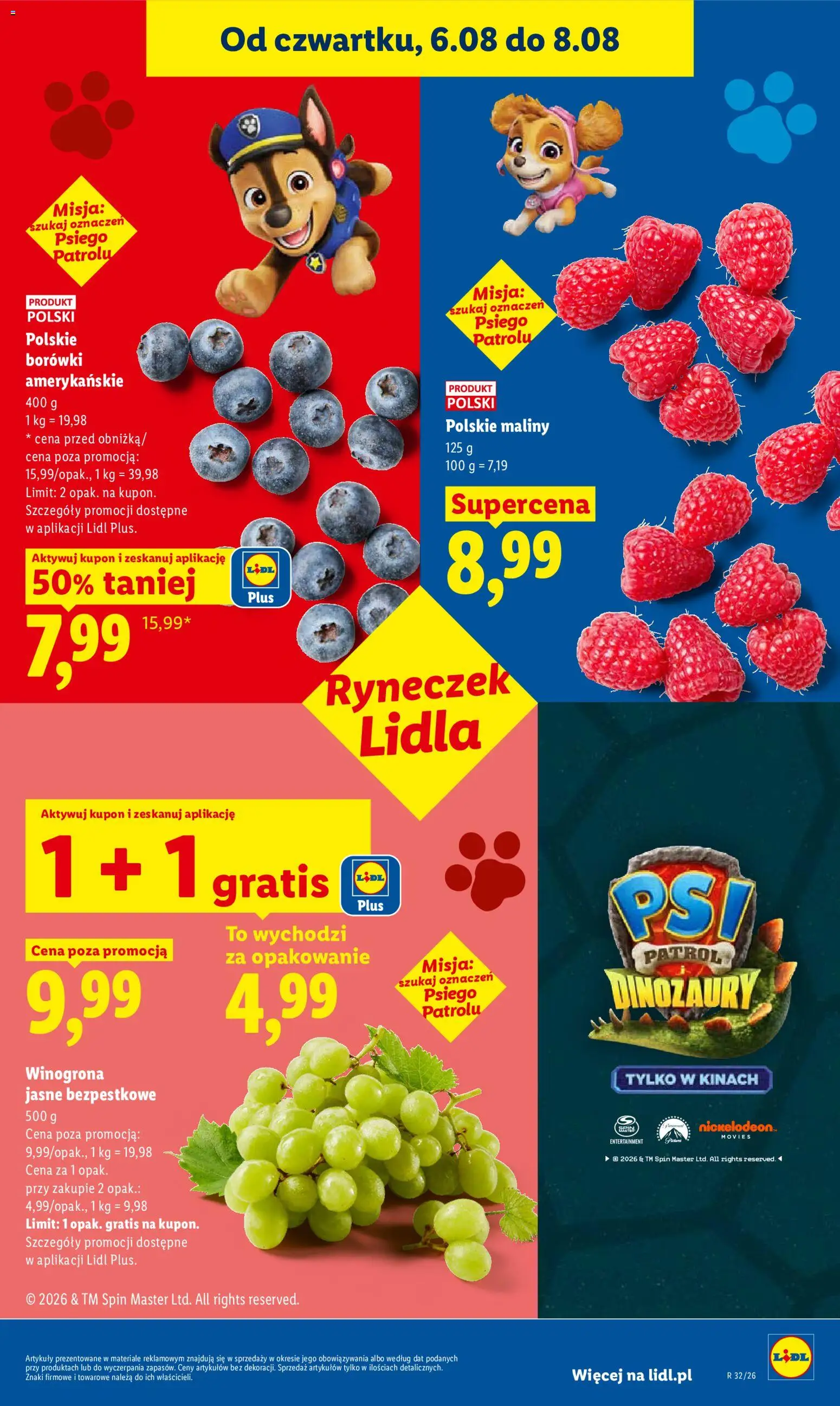 Lidl Polsko leták od 06.08.2026 | Strana: 49 | Produkty: Maliny