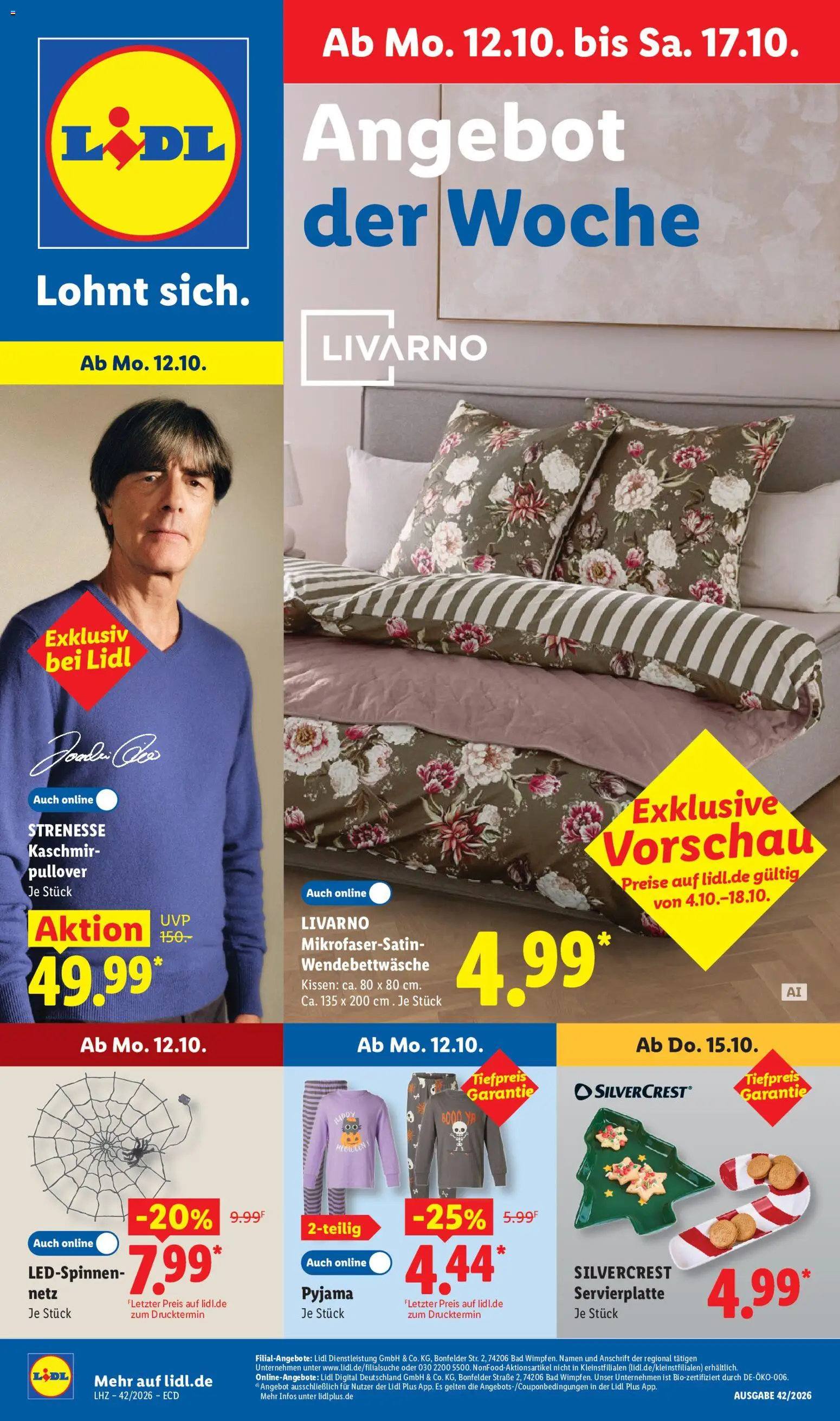 Lidl Prospekt – gültig ab 12.10.2026 | Seite: 1