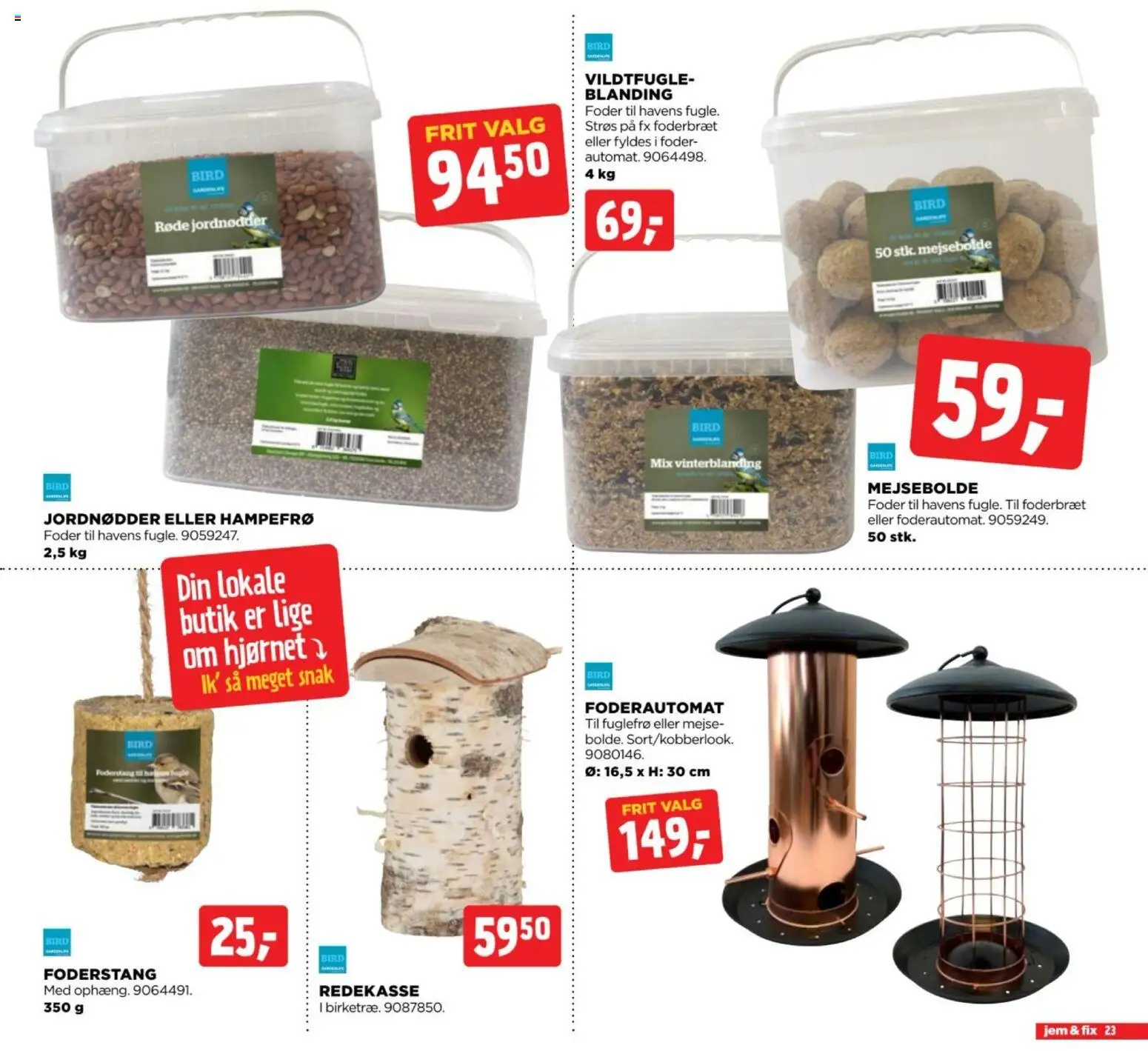 Jem & fix tilbudsavis – gyldig fra 30/08/2026 | Side: 23 | Produkter: Jordnødder