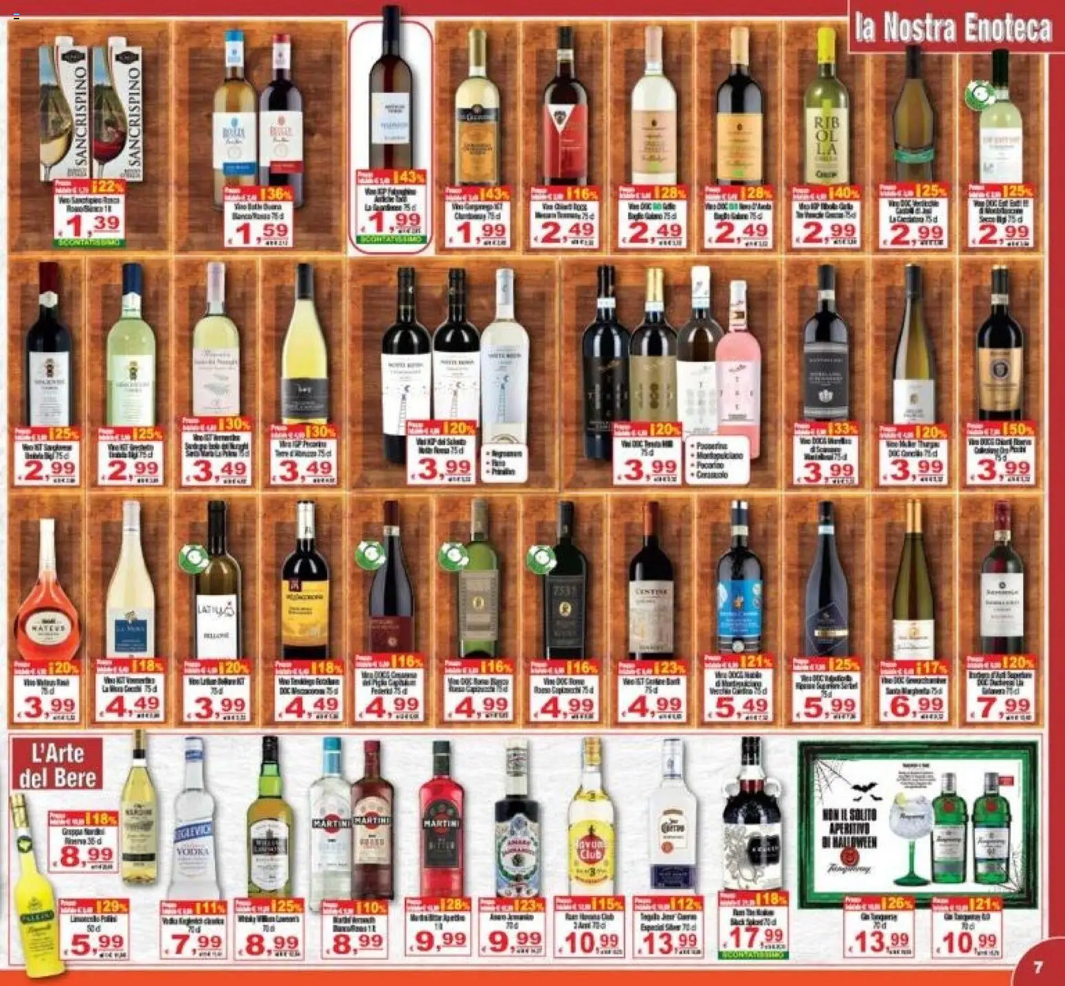 Volantino CTS del 23/10/2026 | Pagina: 7 | Prodotti: Vino, Enoteca