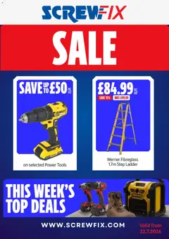 Preview of Screwfix catalogue valid from 22/07/2026
