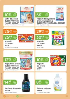 Pogląd oferty "Eurocash gazetka - Katalog Chemiczny" - ważna od 01.10.2026 | Strona: 22 | Produkty: Płyn do płukania, Vizir, Kapsułki fairy, Kapsułki do prania