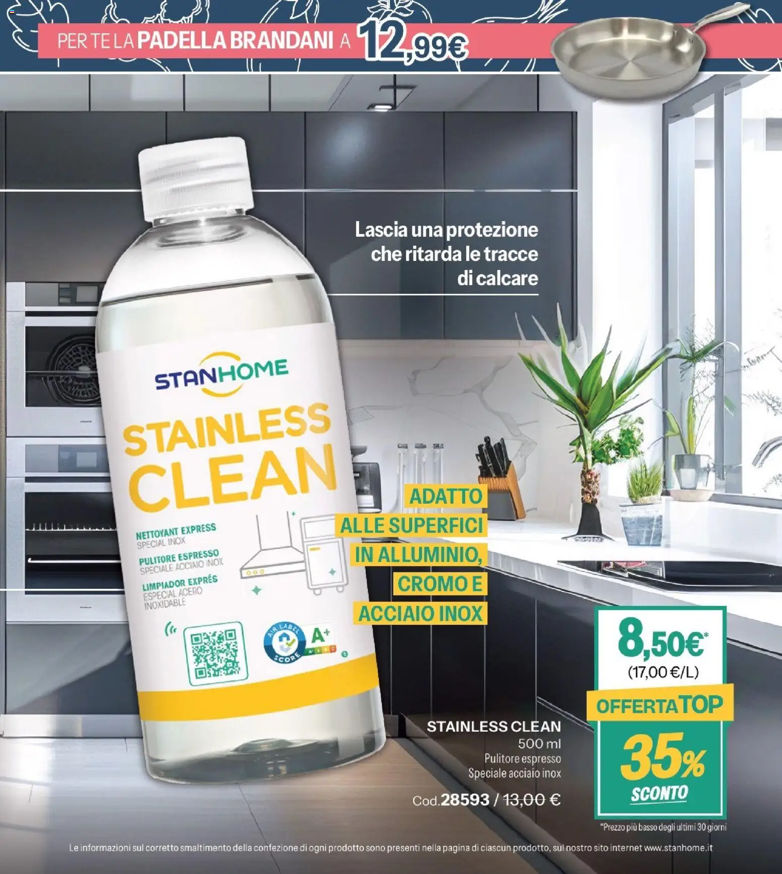 Volantino Stanhome del 20/10/2026 | Pagina: 13 | Prodotti: Lavello, Piano cottura, Nebulizzatore