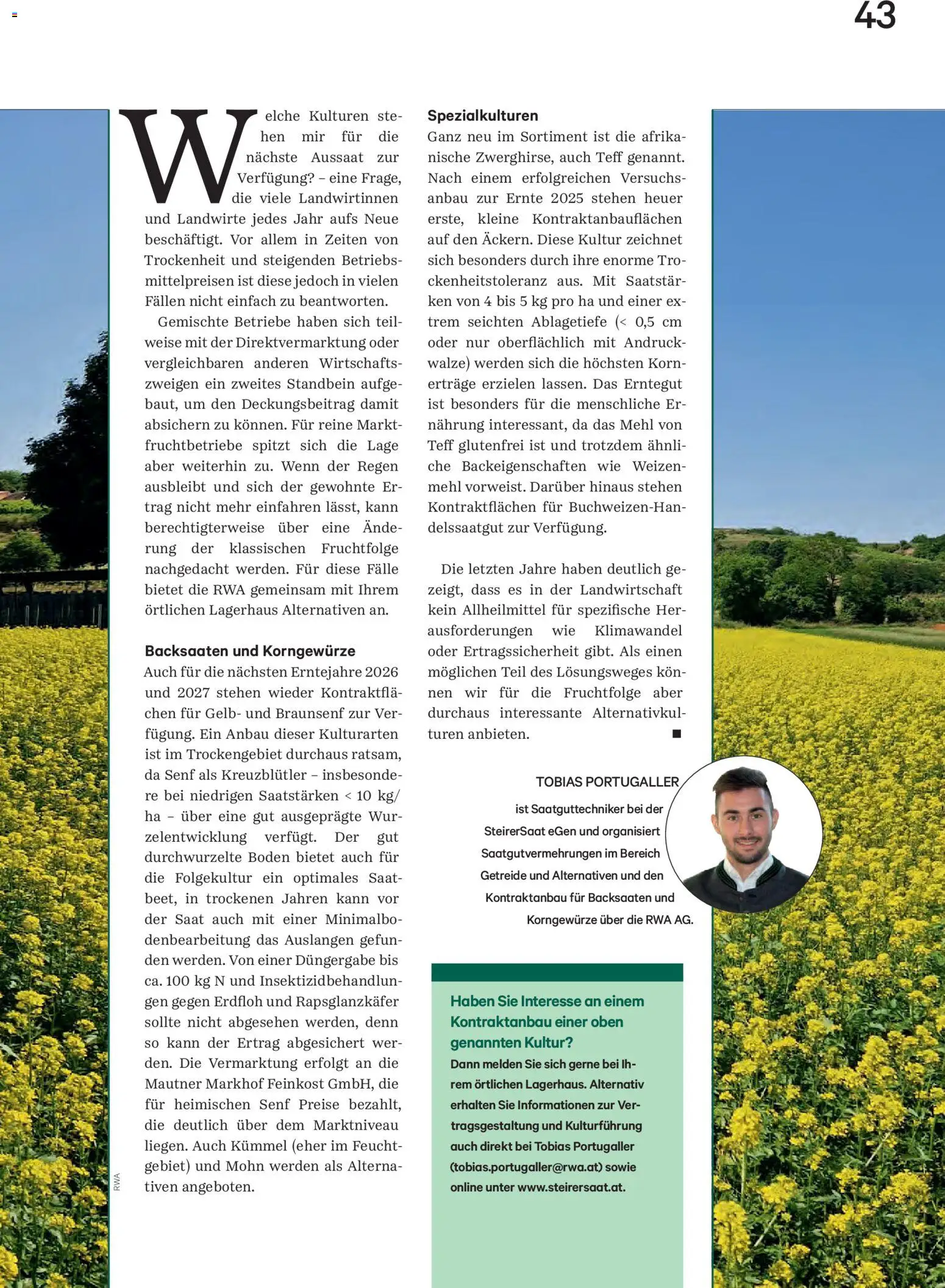 Lagerhaus Unser Land Juni 2026 gültig ab 01.06.2026 | Seite: 43 | Produkte: Getreide