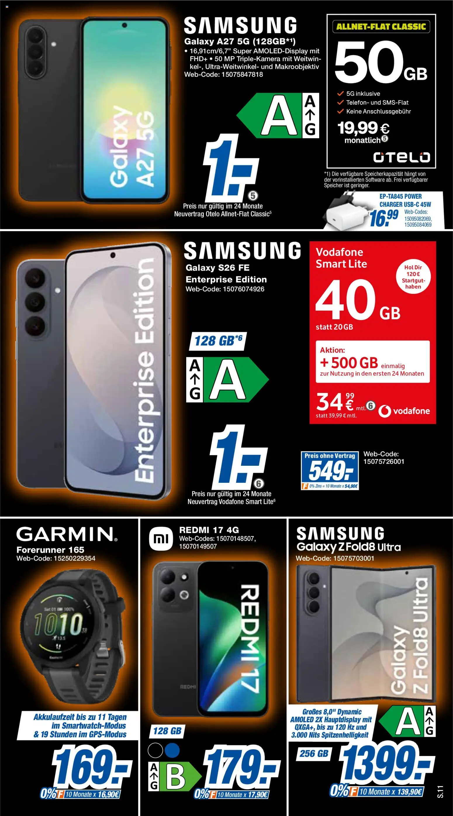 Expert Black Weeks – gültig ab 02.11.2026 | Seite: 11 | Produkte: Samsung, Telefon