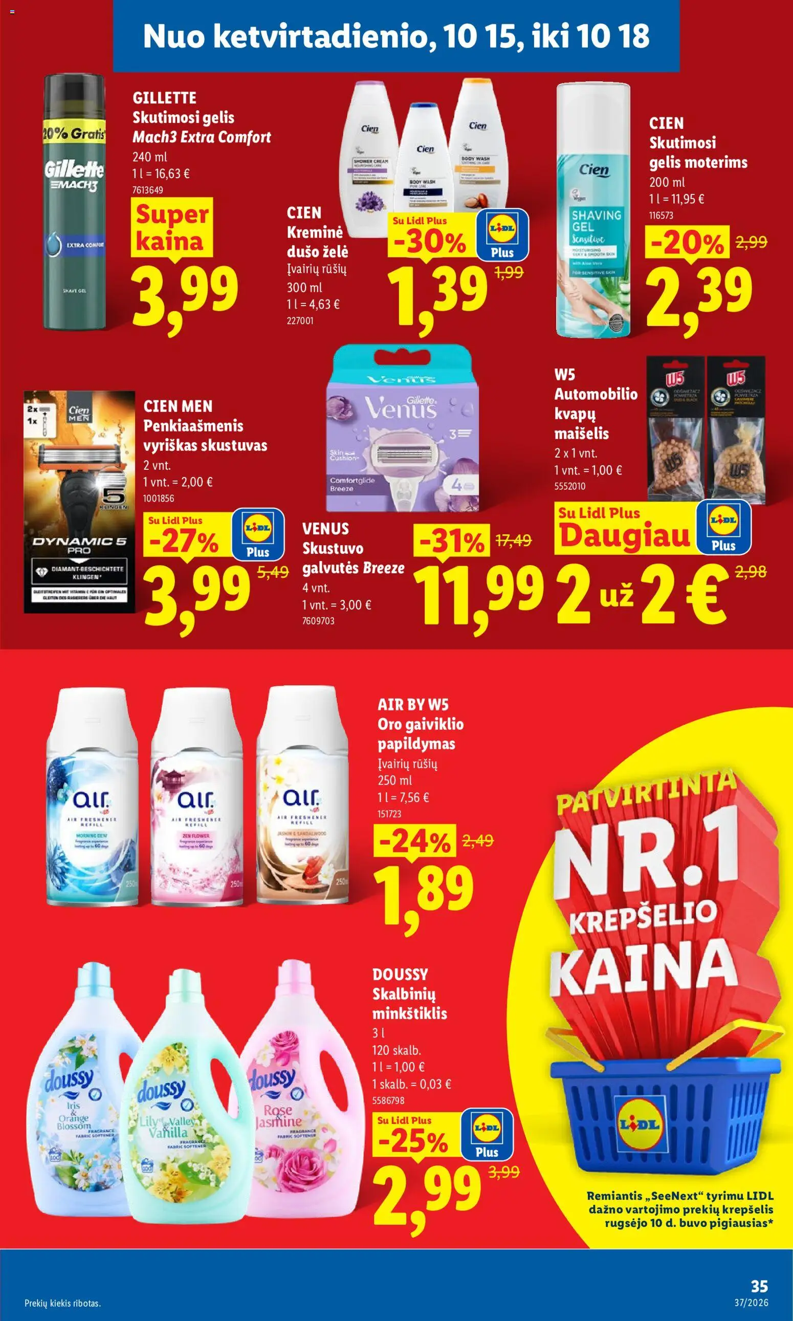 LIDL akcijos nuo 2026.10.12 | Puslapis: 37