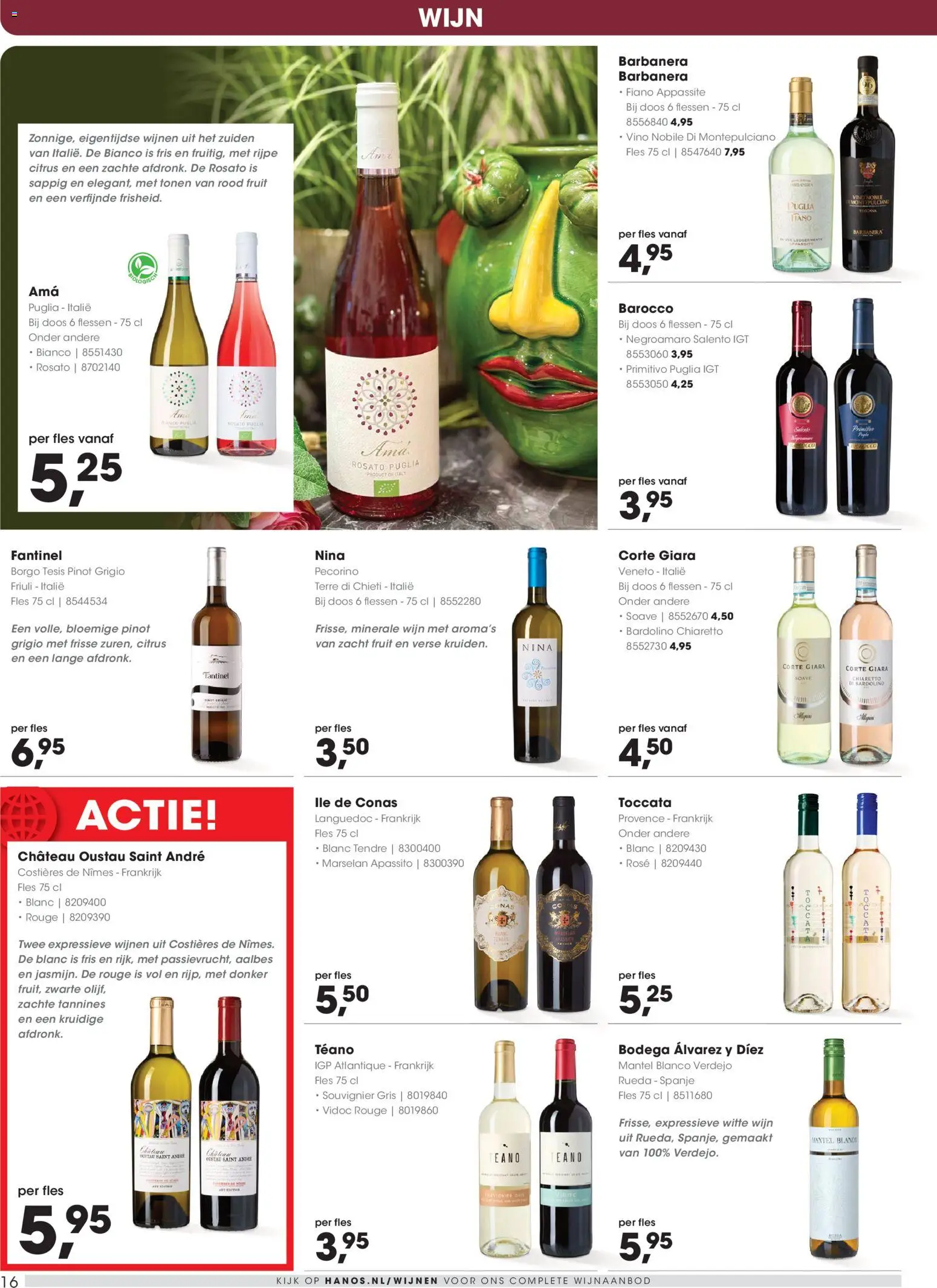 {H1} | Pagina: 16 | Producten: Witte wijn, Wijn, Fles, Fruit