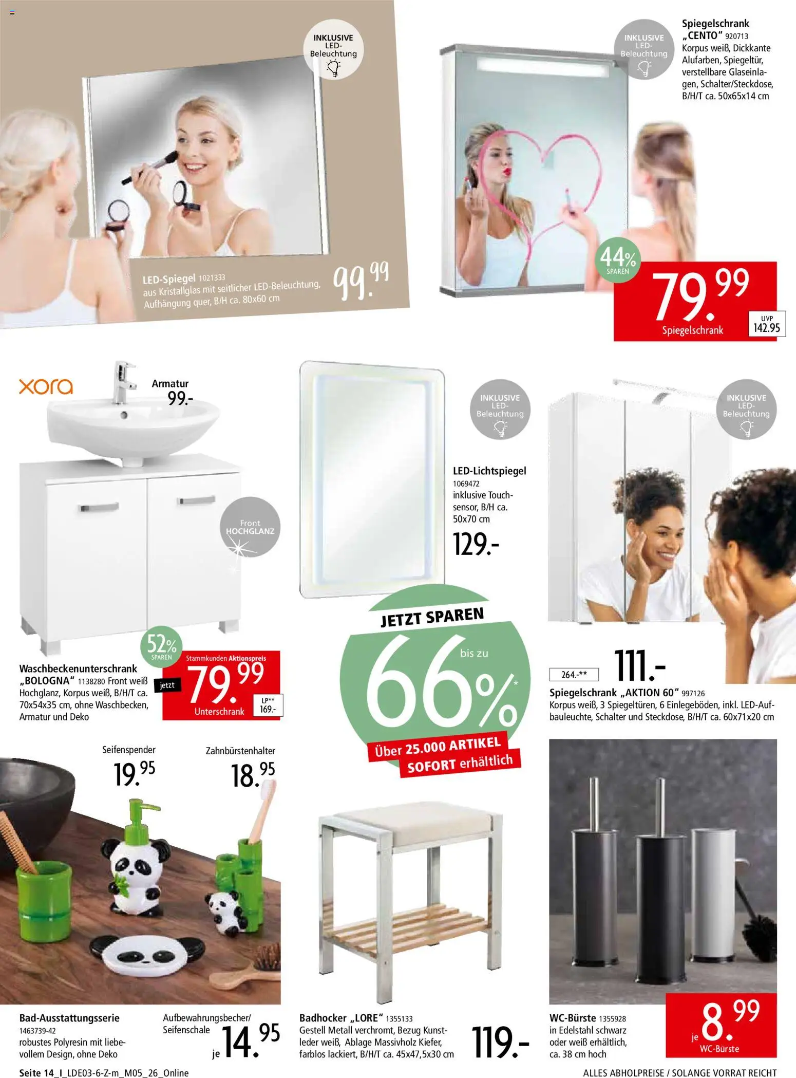 Zurbrüggen Prospekt 	 – gültig ab 28.03.2026 | Seite: 36 | Produkte: Seifenspender, Badhocker, Armatur, Unterschrank