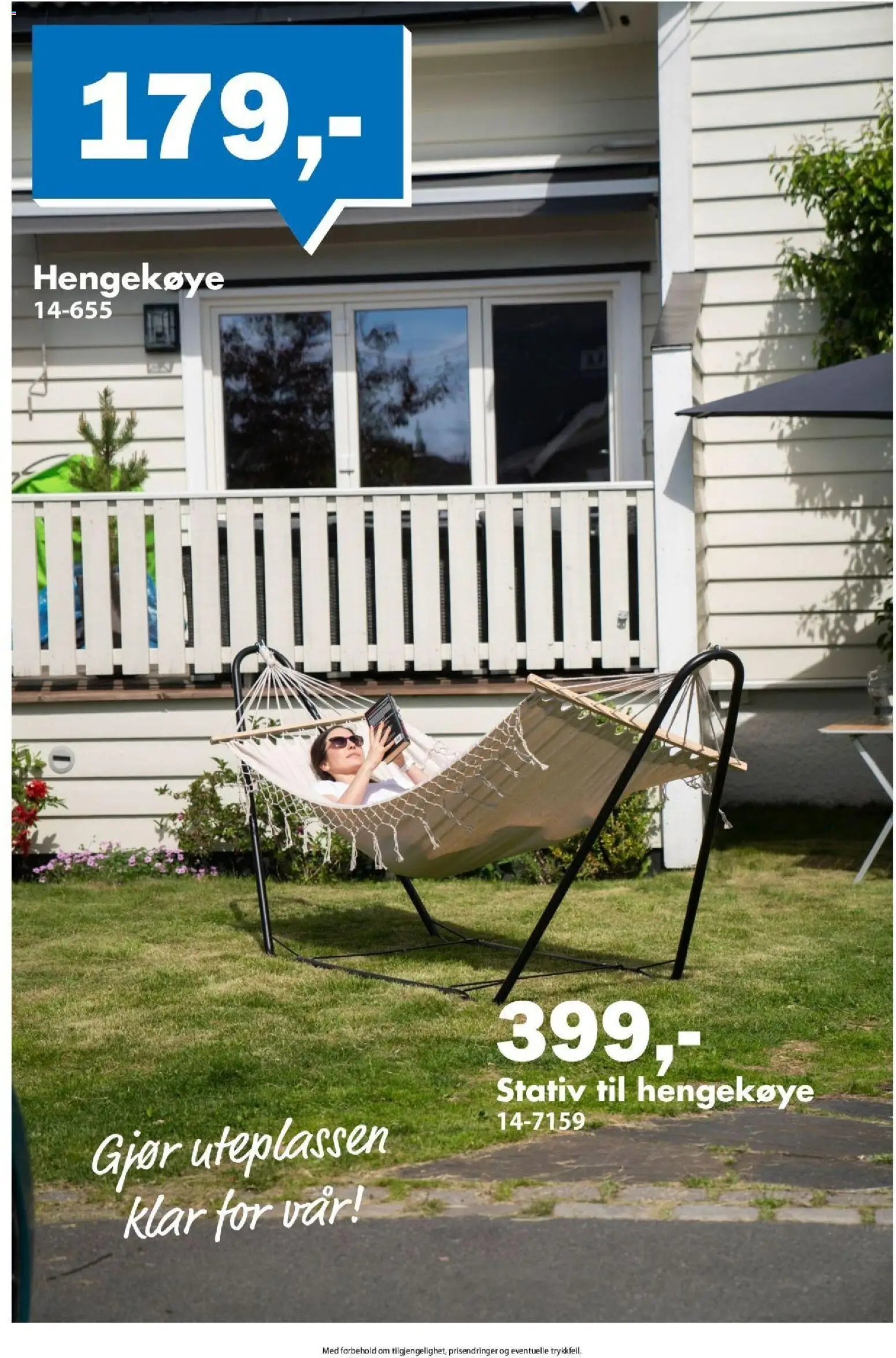 {H1} | Side: 14 | Produkter: Hengekøye