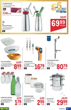 Metro angebote Profi ab 09.07.2026 gültig | Seite: 41 | Produkte: Thermometer, Entsafter