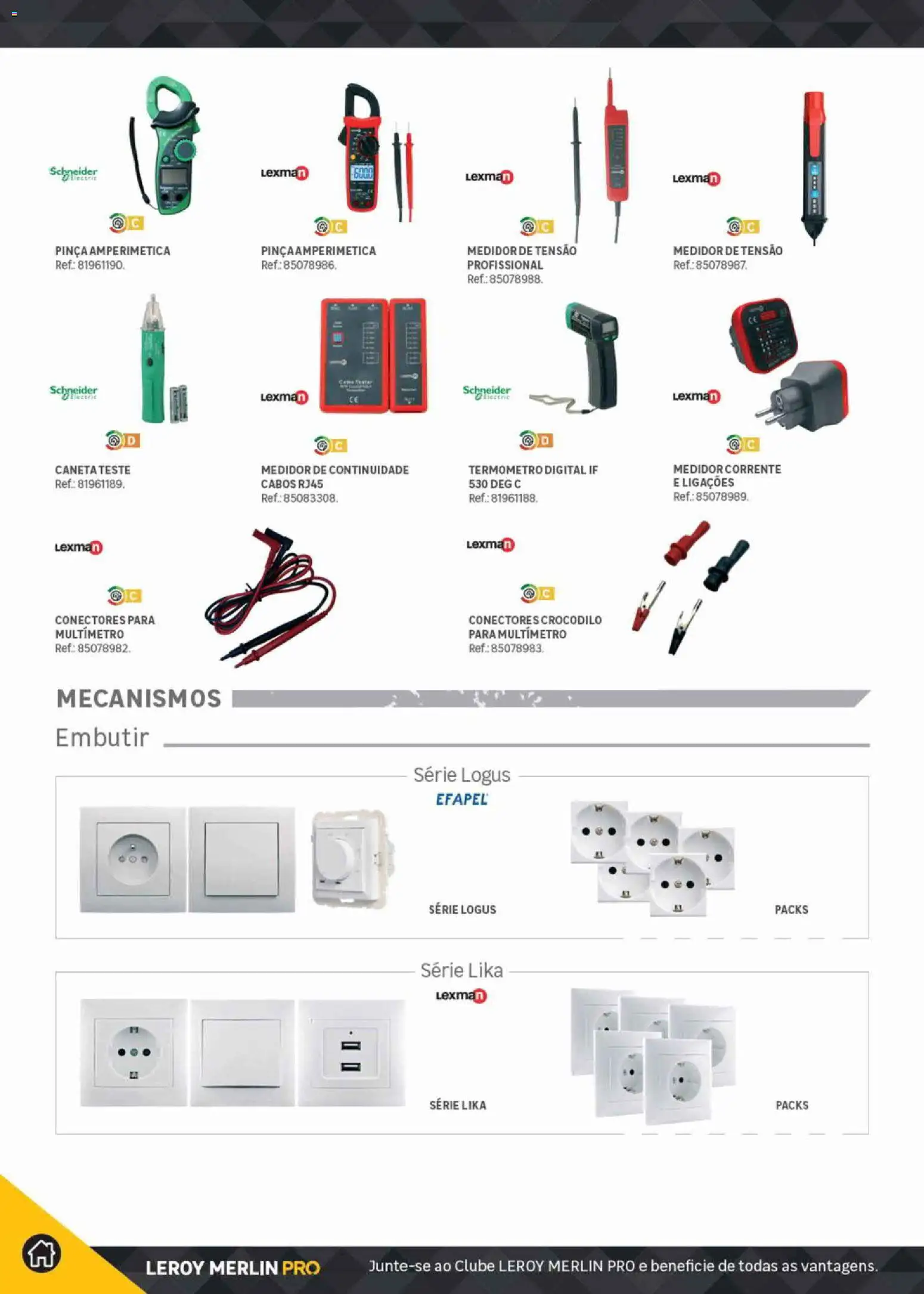 Leroy Merlin Catálogo Pro │ válido de 09.06.2026 | Página: 60 | Produtos: Termómetro, Pinça