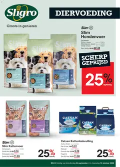 Sligro folder - Diervoeding - Voorbeeld van een folder van Sligro, geldig van 24-09-2026