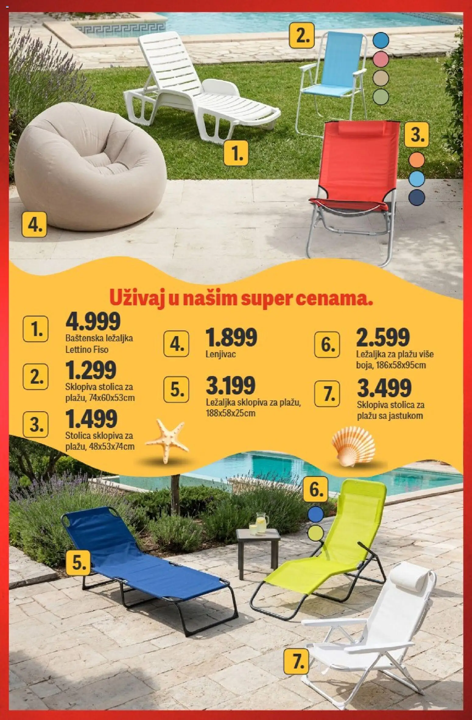 Mega Maxi katalog - važi od 18.06.2026 | Strana: 18 | Proizvode: Ležaljka, Stolica