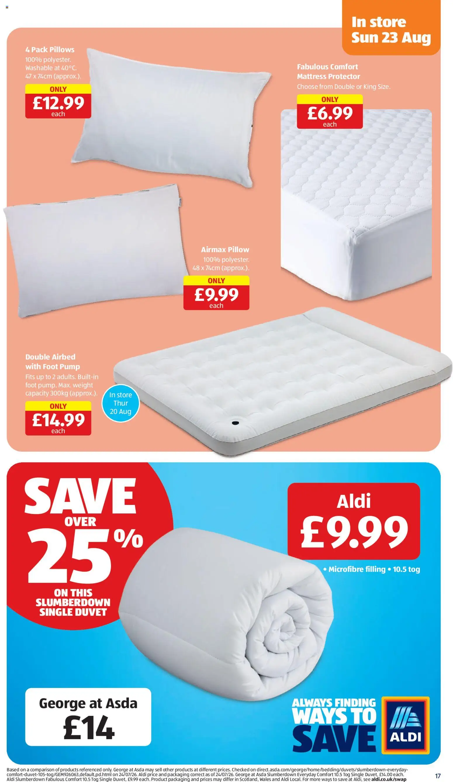 {H1} | Page: 17 | Products: Weight, Mattress, Pillow