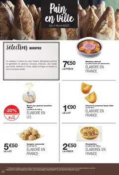 Monoprix - Prévisualisation de Monoprix catalogue valide à partir de 28/07/2026 | Page: 20