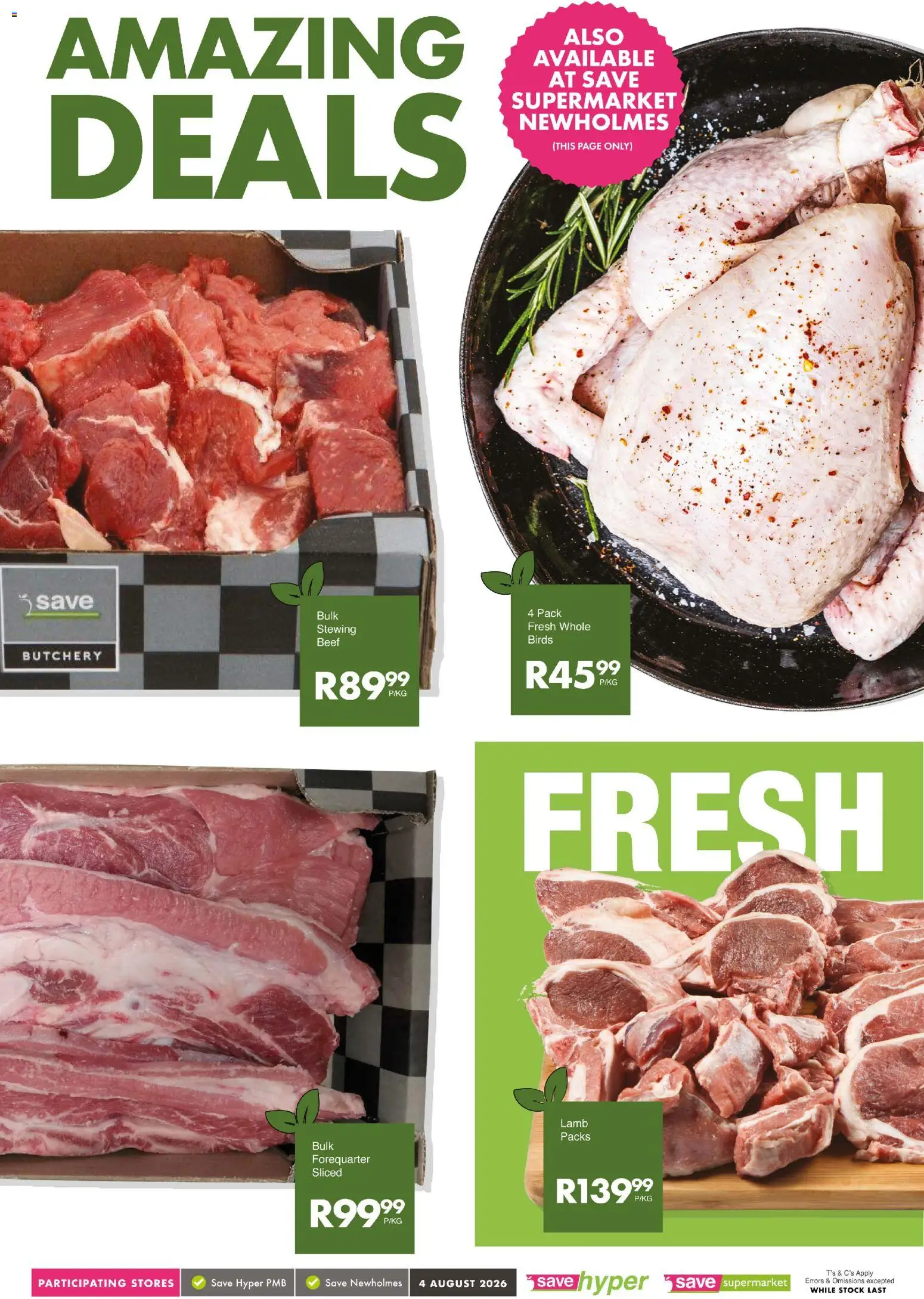 New Save catalogue – valid from 04/08/2026 | Page: 8 | Products: Beef, Stock