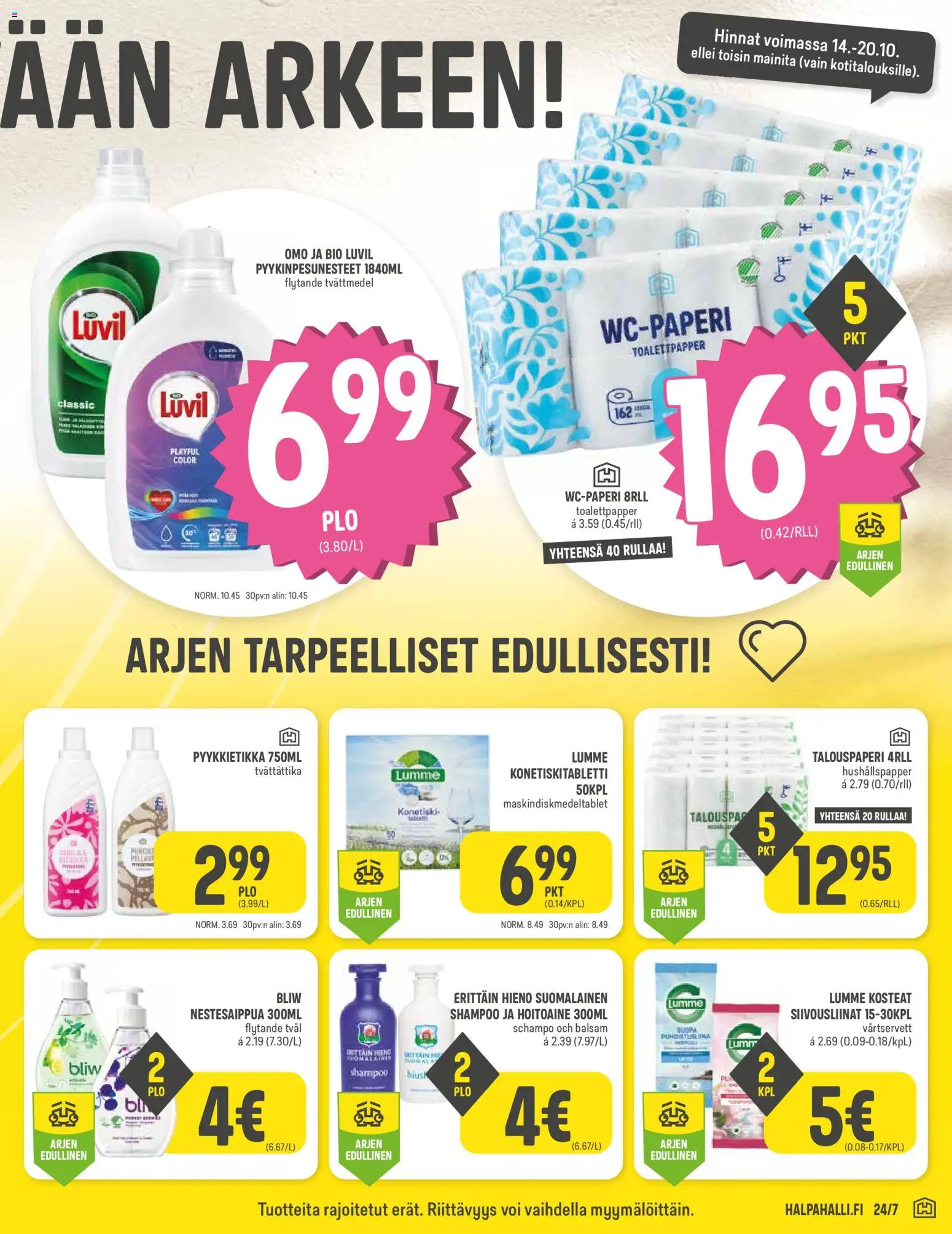 Halpa Halli tarjoukset – voimassa 14/10/2026 alkaen | Sivu: 5