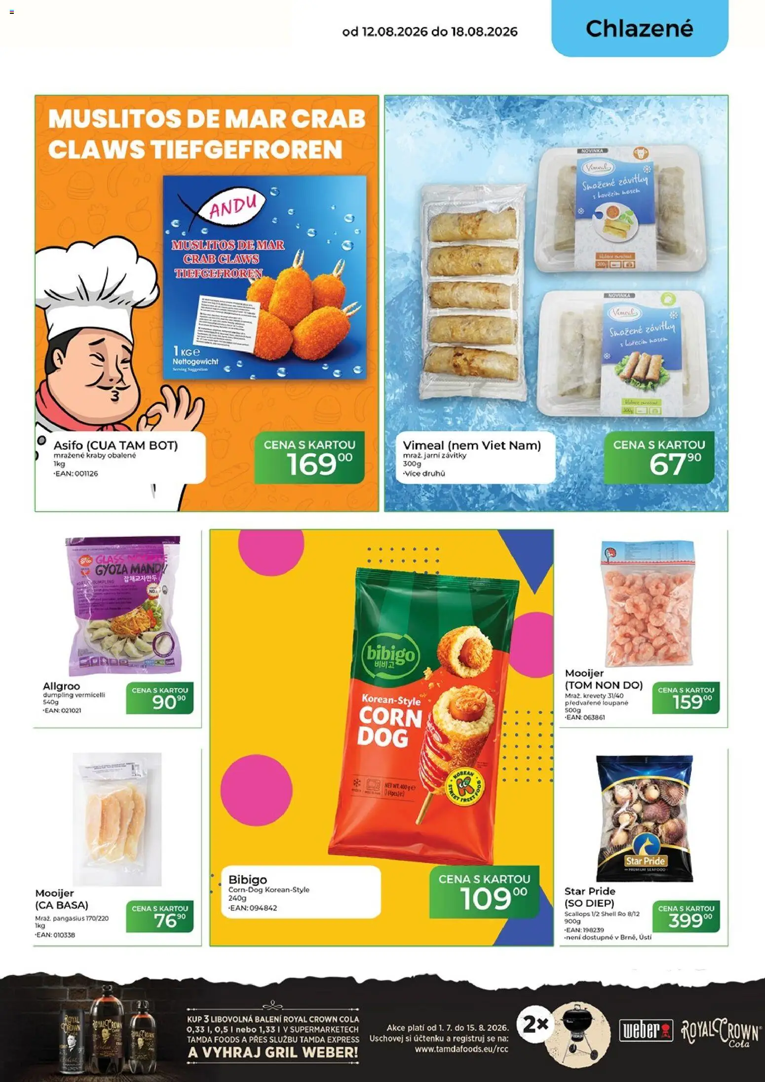 Tamda Foods leták od 12.08.2026 | Strana: 21 | Produkty: Gyoza, Royal Crown Cola, Gril, Cola