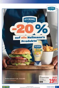 Metro angebote Starke Marken ab 15.05.2026 gültig | Seite: 13 | Produkte: Mayonnaise