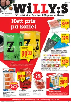 Willys erbjudanden - Förhandsvisning av reklamblad från butik Willys aktuell från 22/06/2026