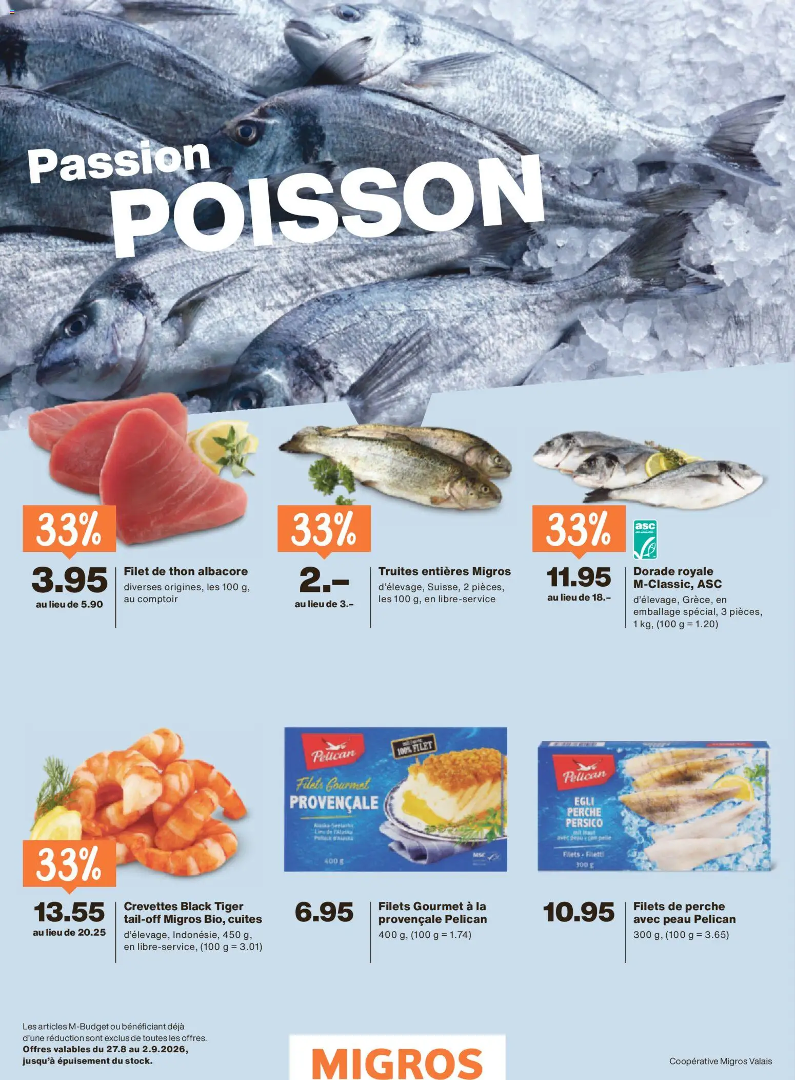 Migros aktionen Magazine FR – gültig ab 26.08.2026 | Seite: 33