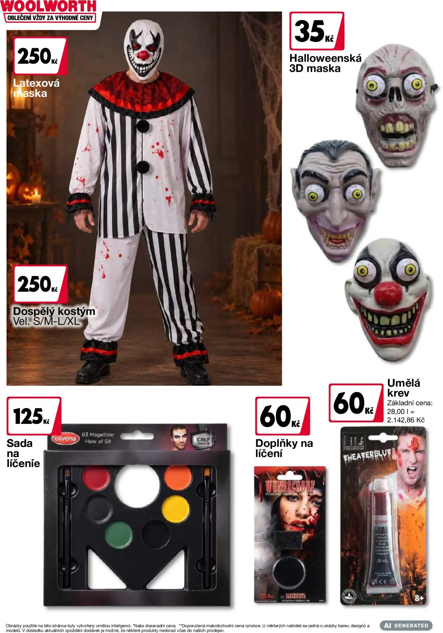 Woolworth leták od 02.10.2026 | Strana: 21 | Produkty: Makeup, Síť, Kostým, Oblečení