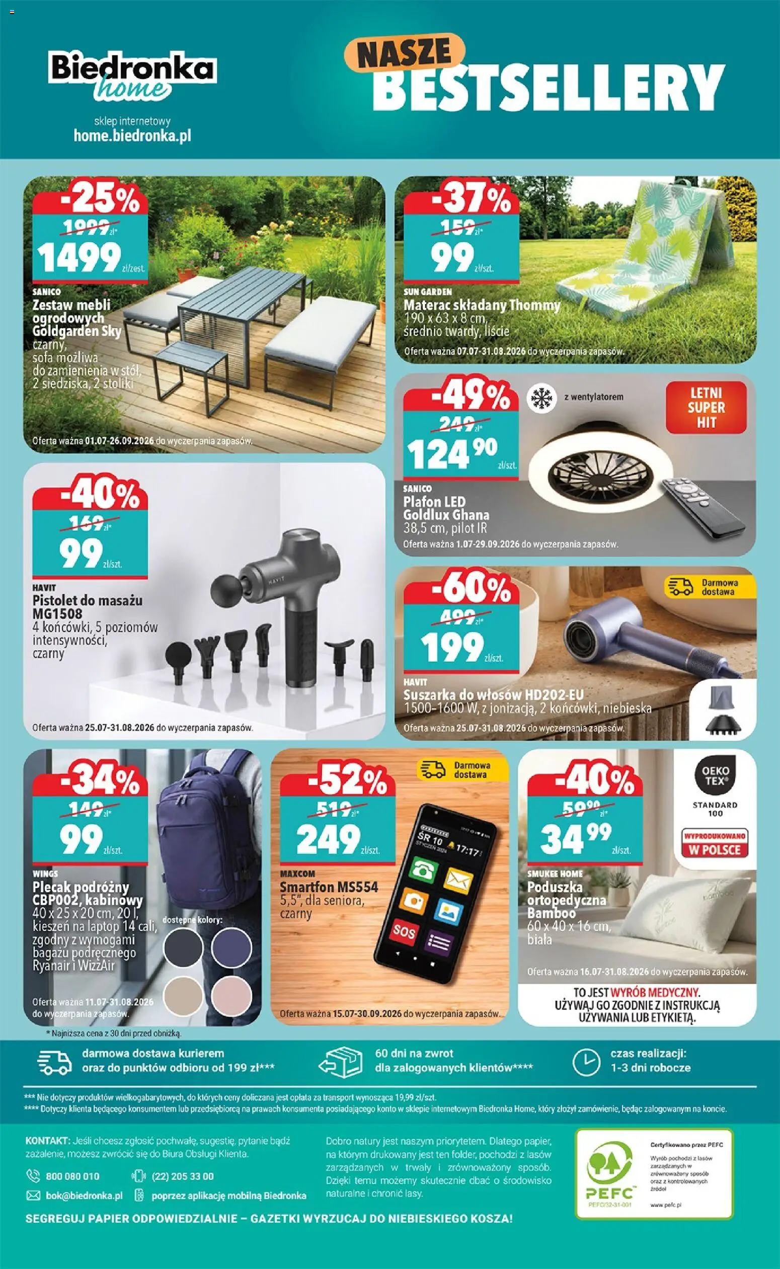 Biedronka Polsko leták - Hity i inspiracje od 27.07.2026 | Strana: 36 | Produkty: LED