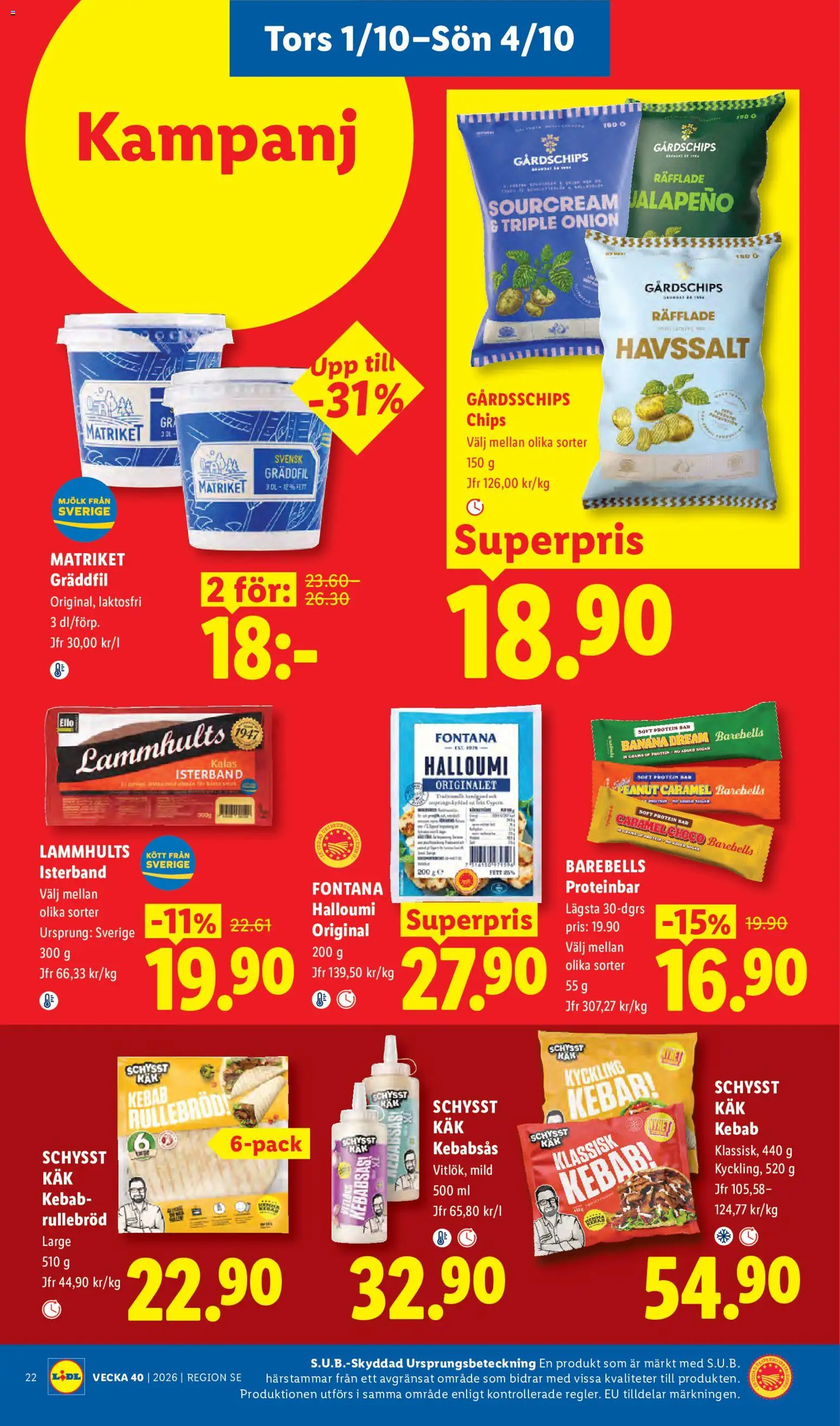 Lidl reklamblad aktuell från 28/09/2026 | Sida: 27 | Produkter: Kaffebönor, Smör, Kött, Tops