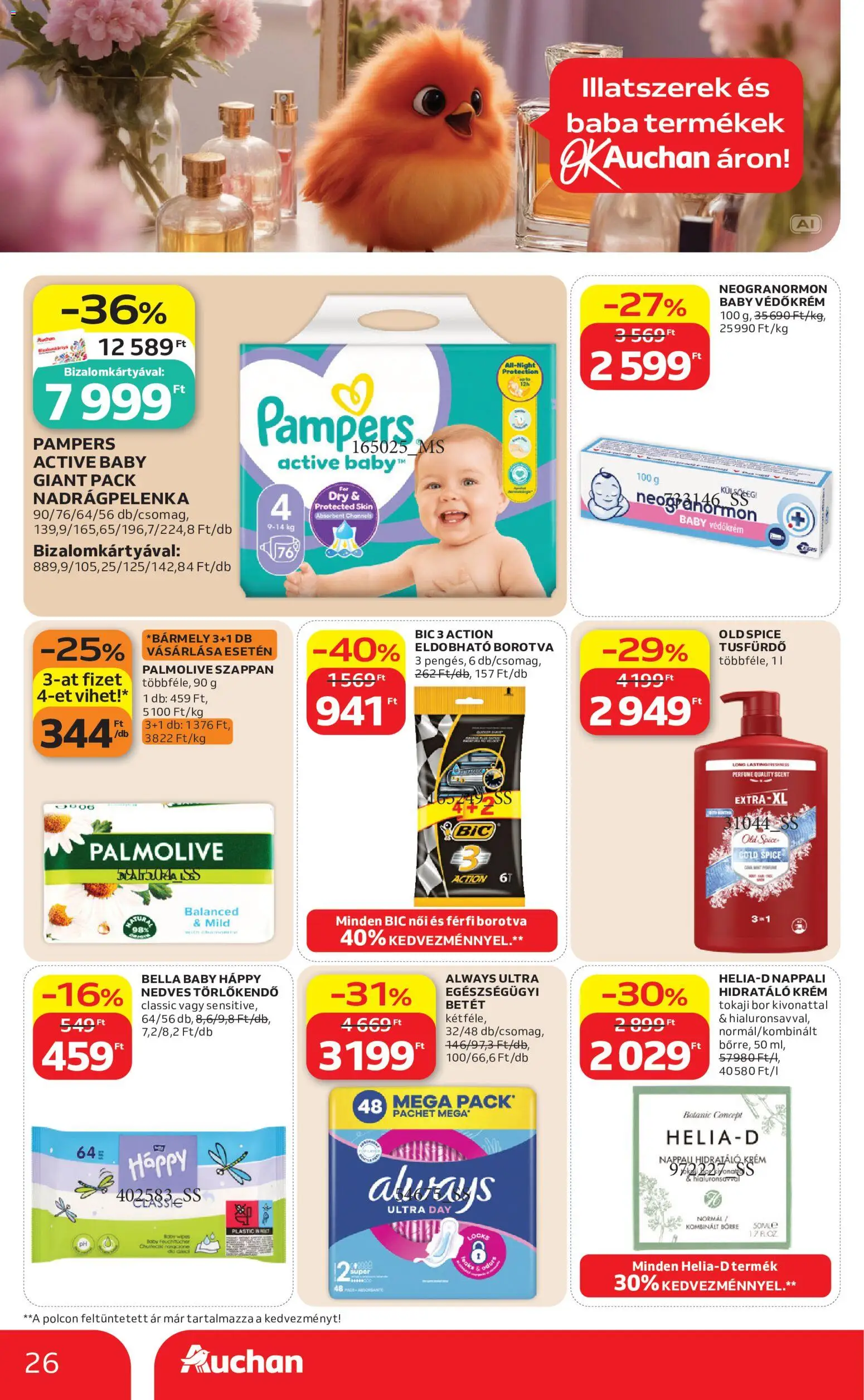 Auchan akciós ujság - amely érvényes a következő dátumtól: 2026.10.29. | Oldal: 26