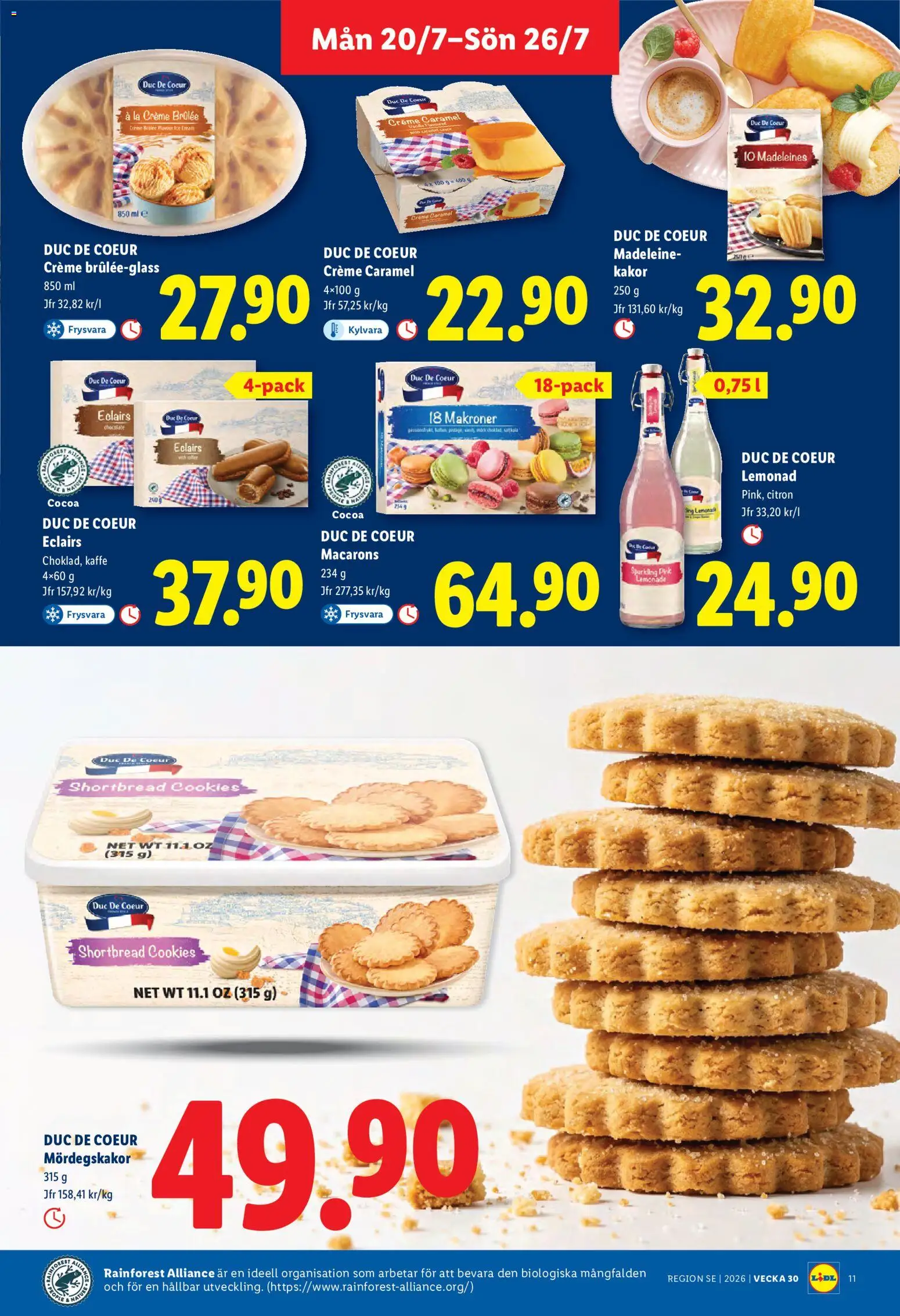 Lidl reklamblad aktuell från 20/07/2026 | Sida: 11 | Produkter: Kaffe, Makroner, Citron