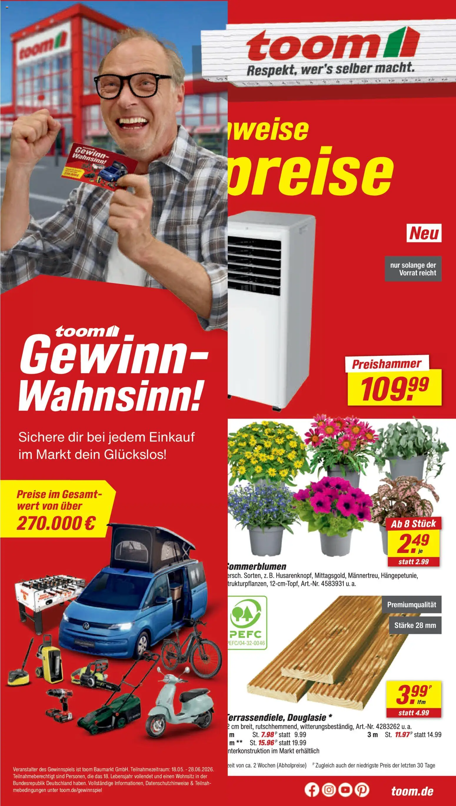 Toom Baumarkt Prospekt – gültig ab 23.05.2026 | Seite: 1