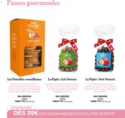 Stanhome - Prévisualisation de Stanhome catalogue valide à partir de 29/09/2026 | Page: 38 | Produits: Noisette, Anniversaire, Chocolat noir, Lait