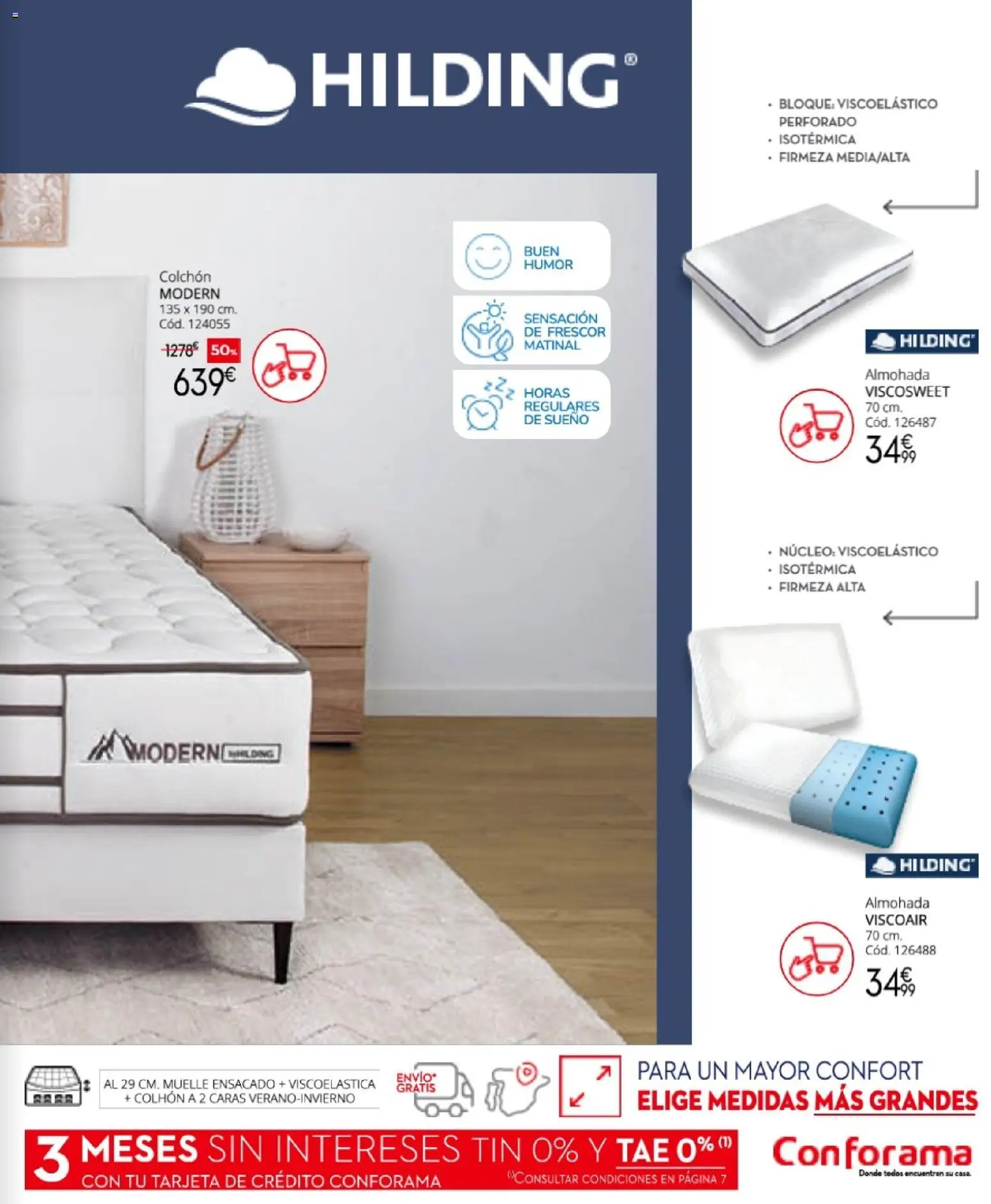 Conforama Camitis │ válido desde el 06/08/2026 | Página: 53 | Productos: Colchon, Almohada