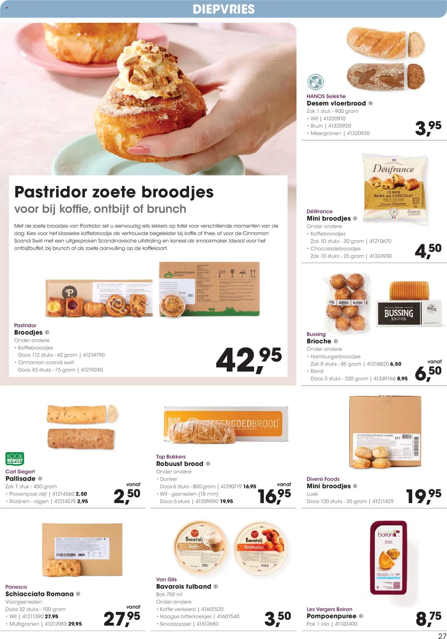 {H1} | Pagina: 27 | Producten: Zoete broodjes, Brood, Koffie, Kaneel
