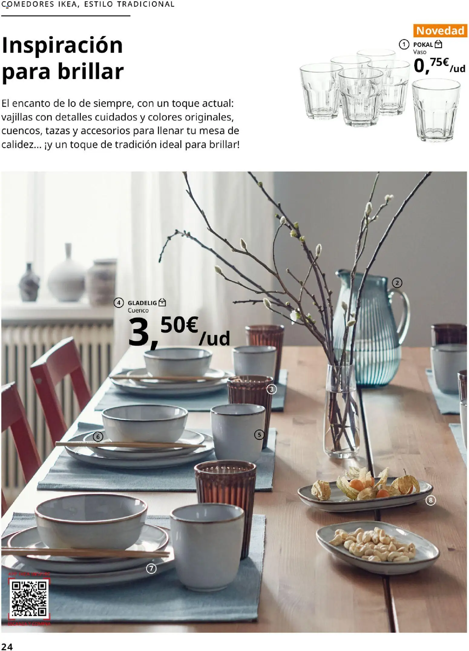 Catálogo IKEA Accesorios y decoración │ válido desde el 01/02/2026 | Página: 24 | Productos: Mesa