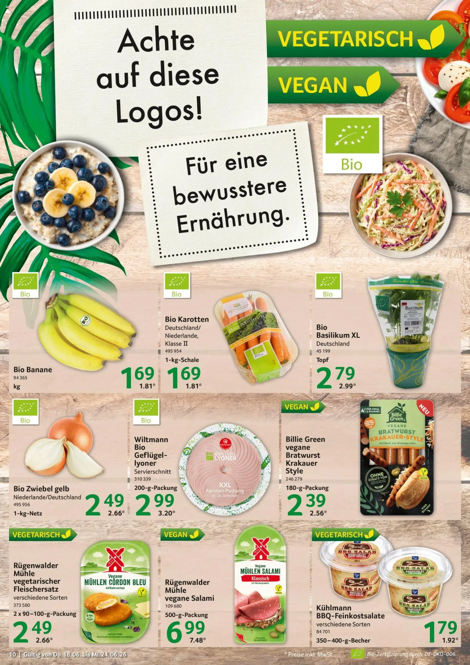 Selgros Prospekt – gültig ab 18.06.2026 | Seite: 10 | Produkte: Mühle, Bratwurst, Salami