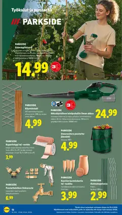 Lidl-mainoslehti voimassa 29.04.2026 alkaen | Sivu: 18 | Tuotteet: Teippi, Lehtipuhallin