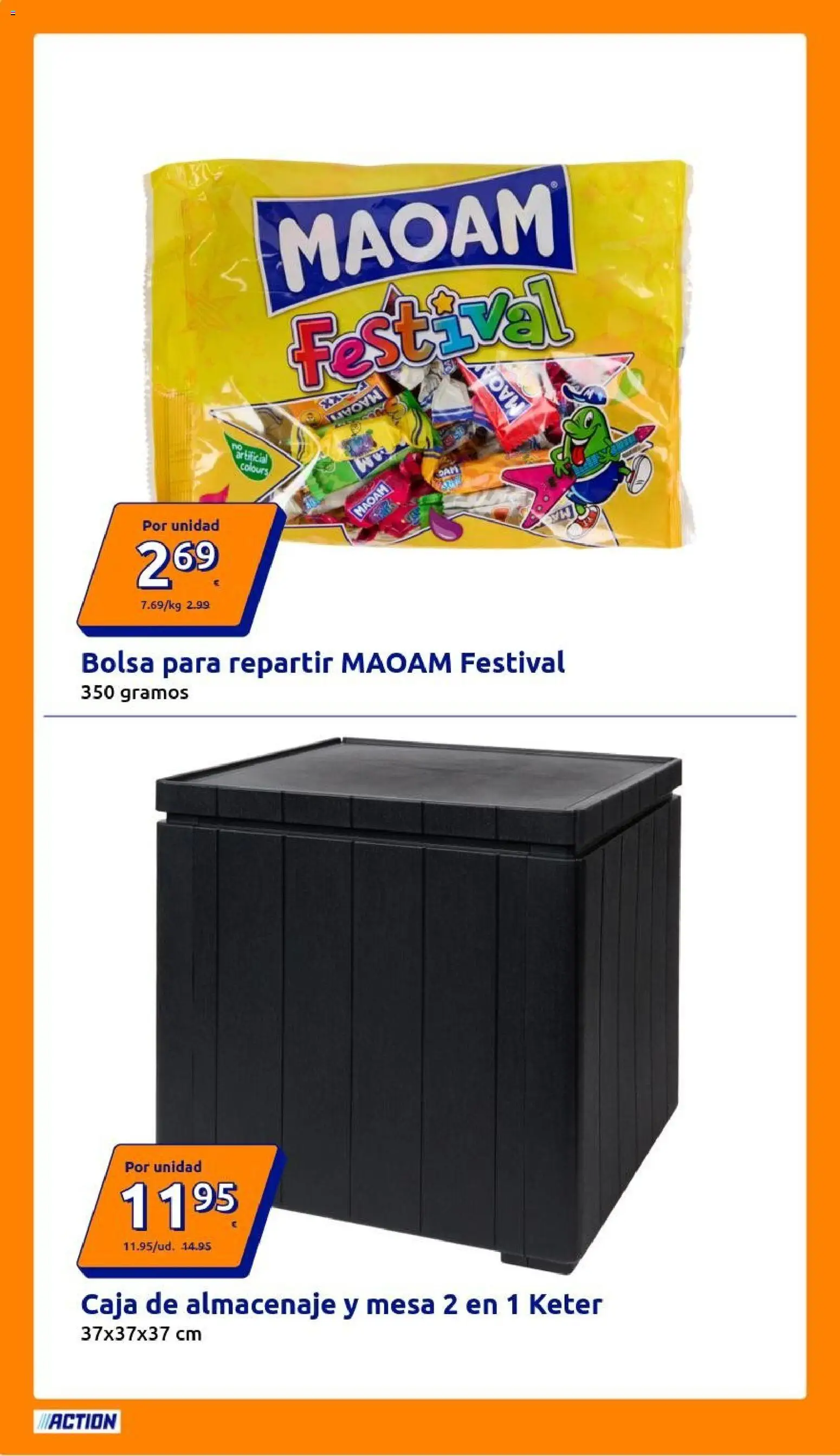 Action folleto │ válido desde el 12/08/2026 | Página: 16 | Productos: Bolsa, Almacenaje, Mesa, Caja