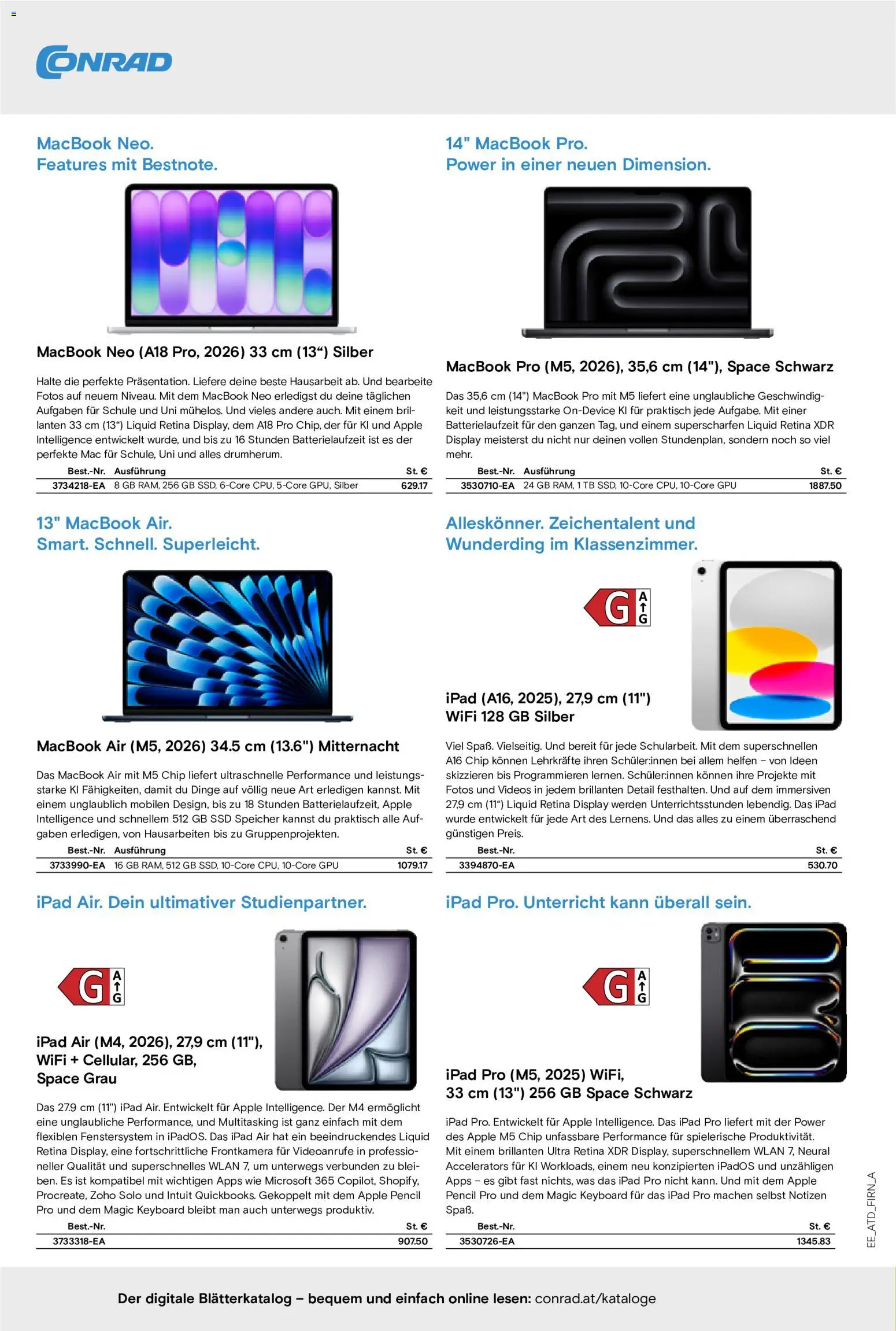 Conrad Zukunft Bilduna gültig ab 05.10.2026 | Seite: 16 | Produkte: Apple, Macbook, Ipad