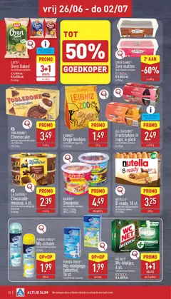 Aldi folder week 26 - Voorbeeld van een folder van Aldi, geldig van 22.06.2026 | Pagina: 22 | Producten: Koekjes, Wc, La, Fehérhagyma