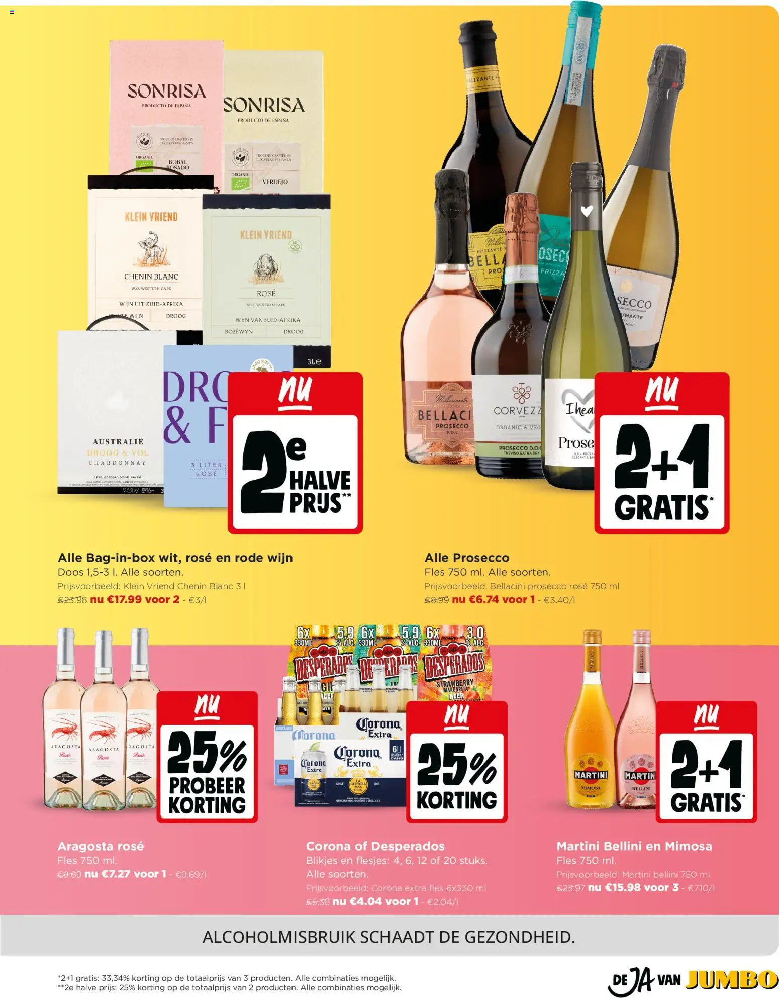 {H1} | Pagina: 15 | Producten: Witte wijn, Corona Extra, Rode wijn, Martini