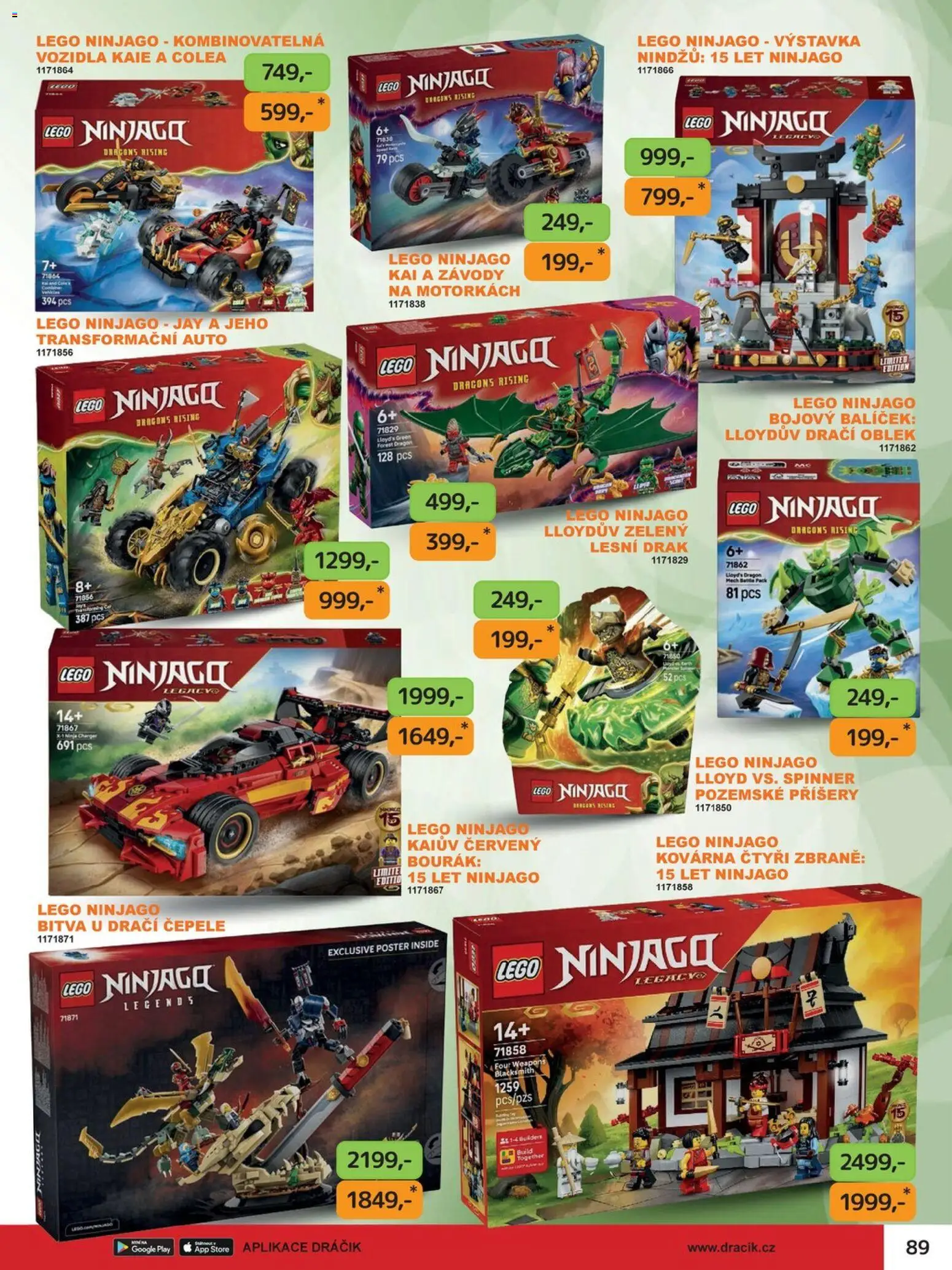 Dráčik katalog - Vánoce od 08.10.2026 | Strana: 89 | Produkty: LEGO, Oblek