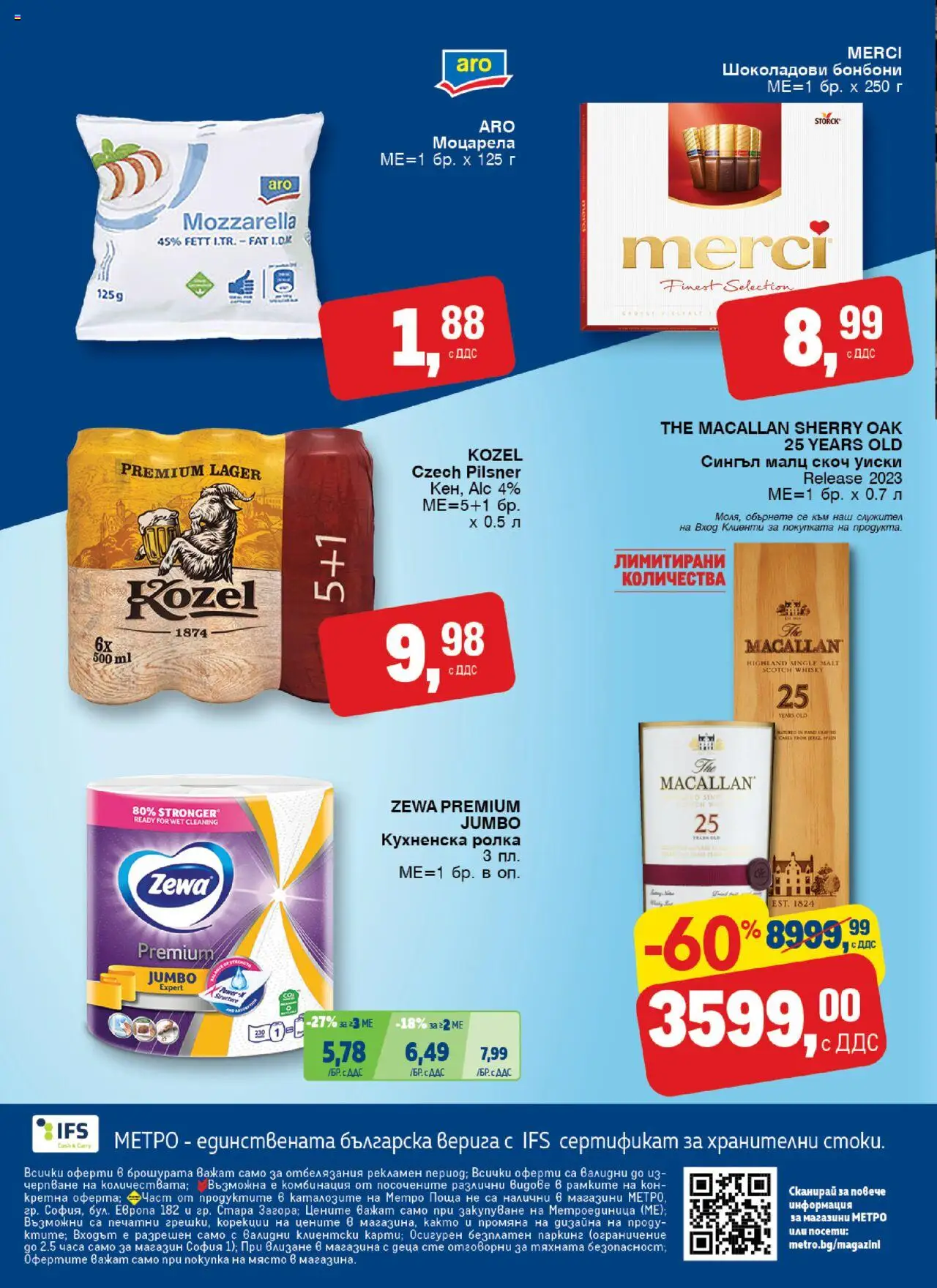 {H1} | Страница: 24 | Продукти: Бонбони, Уиски, Кухненска ролка, Моцарела