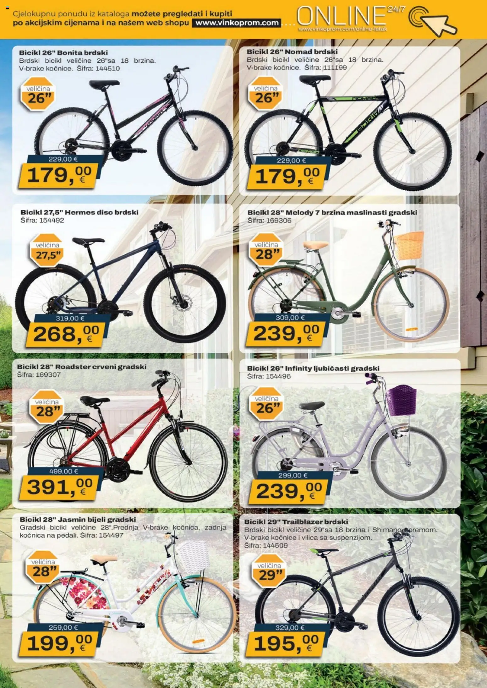 Vinkoprom katalog | vrijedi od 16.03.2026 | Stranica: 7 | Proizvodi: Bicikl