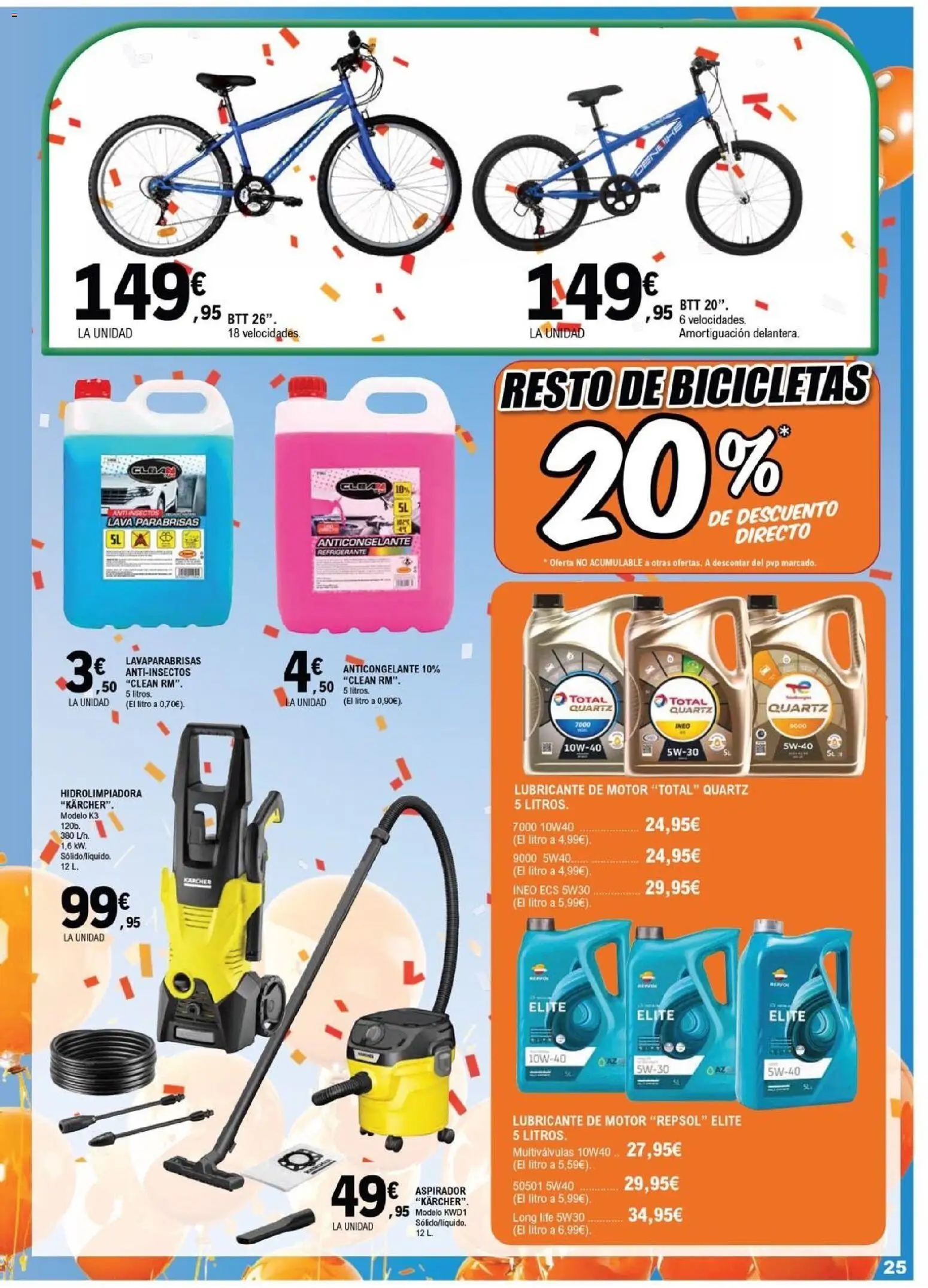 E.Leclerc folleto Salamanca │ válido desde el 01/07/2026 | Página: 25 | Productos: Hidrolimpiadora, Noodles αυγού, Aspirador