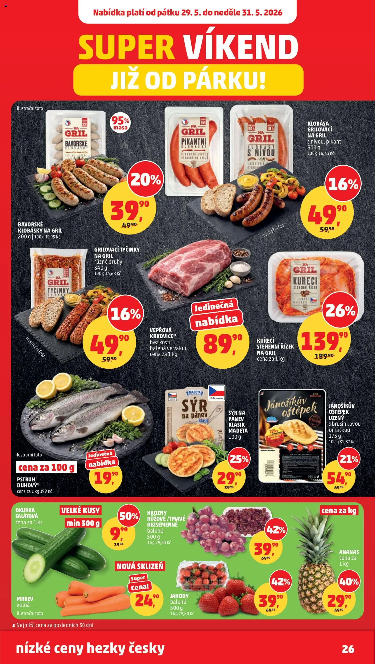 Penny Market leták od 27.05.2026 | Strana: 26 | Produkty: Pánev, Ananas, Klobása, Pstruh