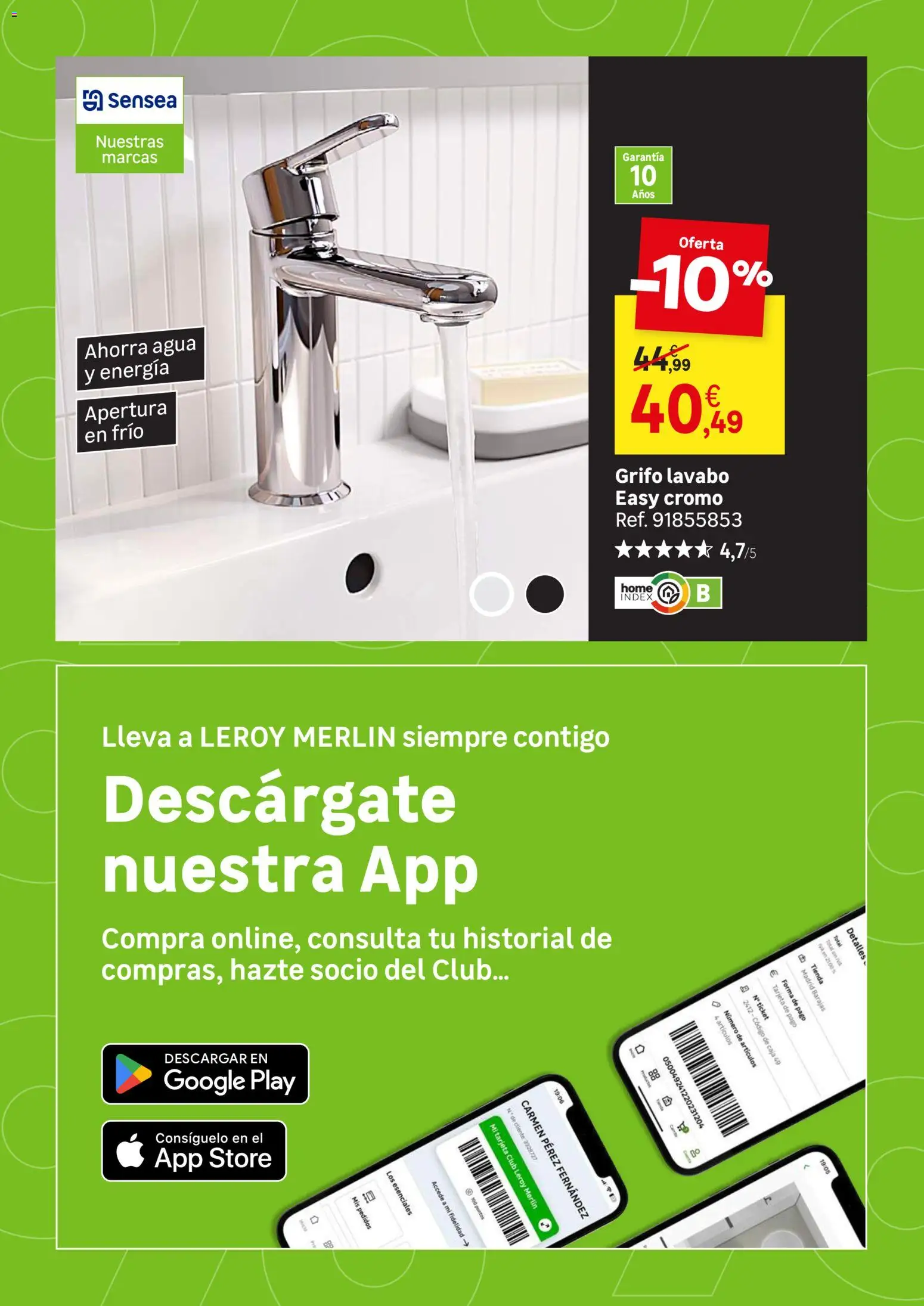 Leroy Merlin Black Friday │ válido desde el 20/10/2026 | Página: 19 | Productos: Agua, Caja, Lavabo