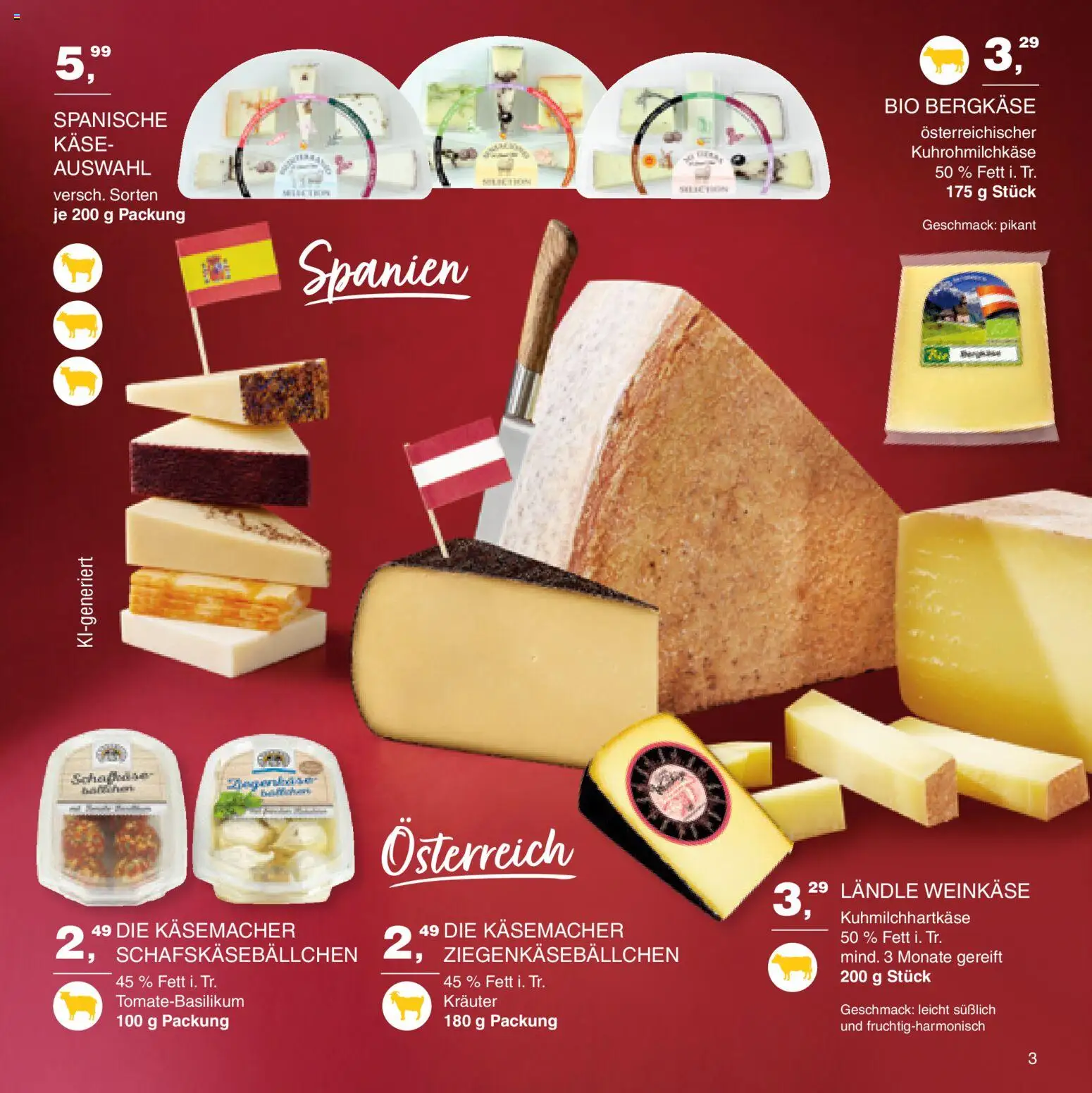 Handelshof Käse-Spezialitäten – gültig ab 15.10.2026 | Seite: 3 | Produkte: Käse