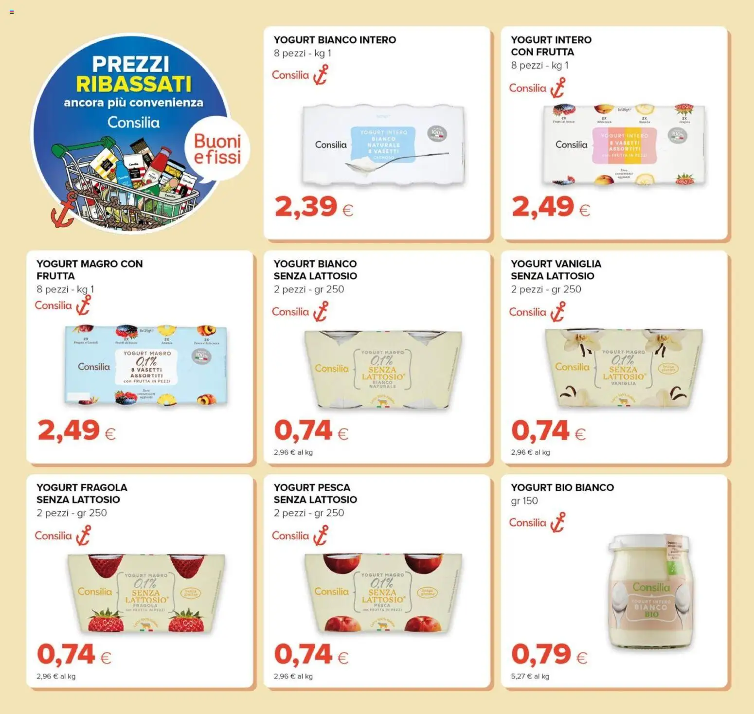 Volantino Oasi del 21/08/2026 | Pagina: 4 | Prodotti: Vaniglia, Cereali, Pesca, Yogurt magro