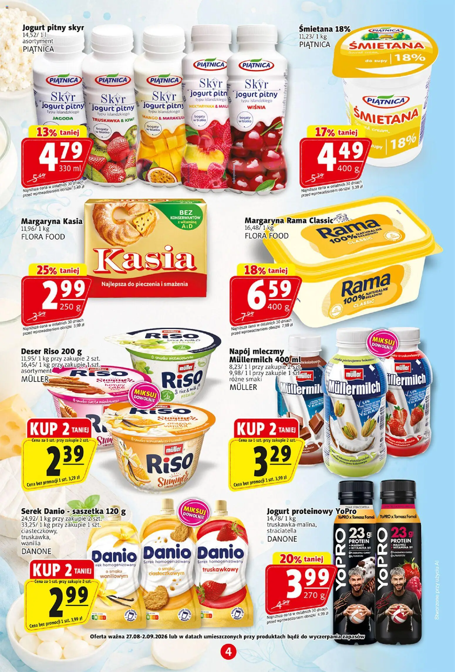 Prim Market gazetka od 27.08.2026 | Strona: 4 | Produkty: Nektarynka, Rama, Kiwi, Wanilia